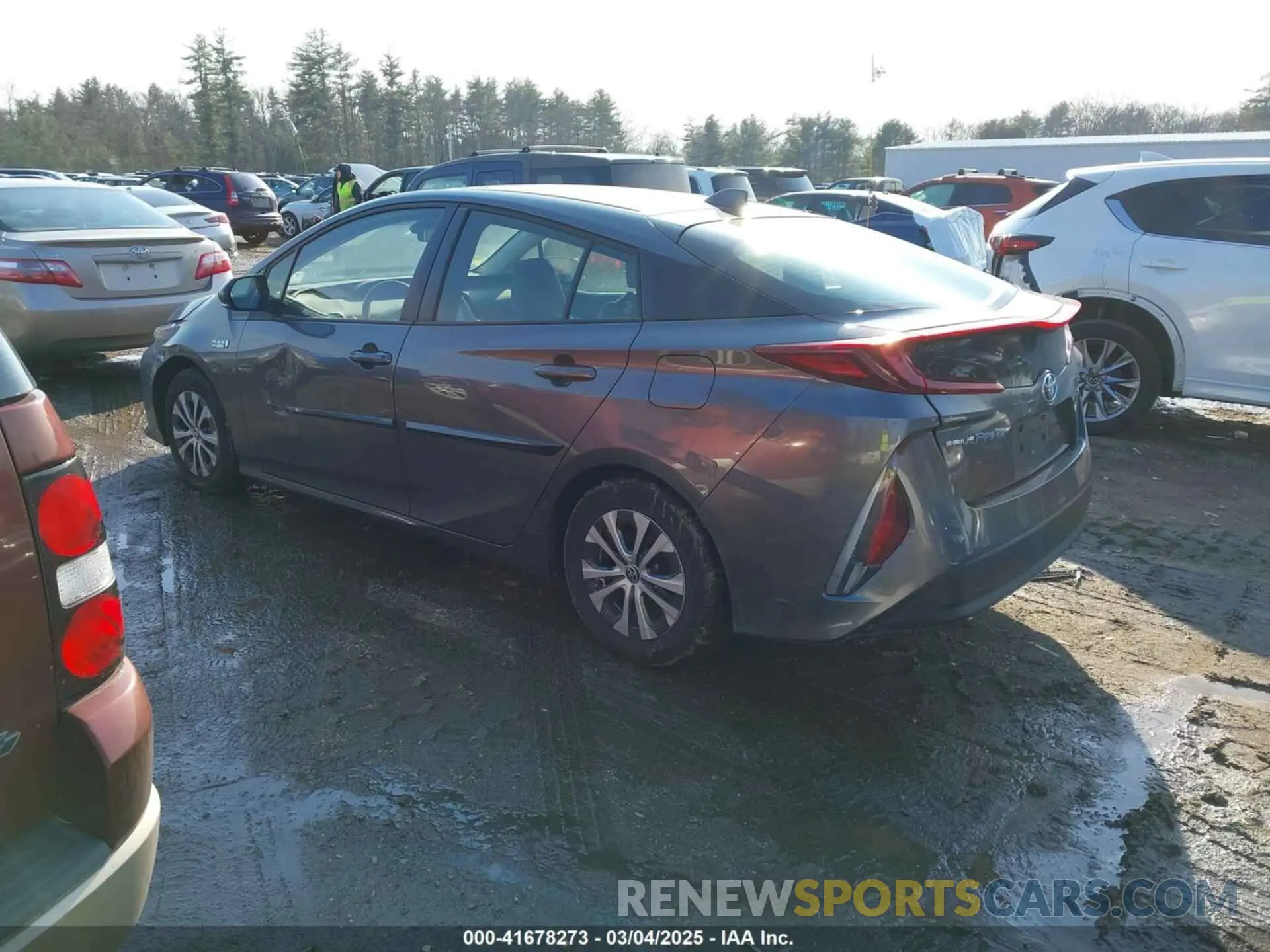 3 Photograph of a damaged car JTDKAMFP0M3187116 TOYOTA PRIUS PRIME 2021