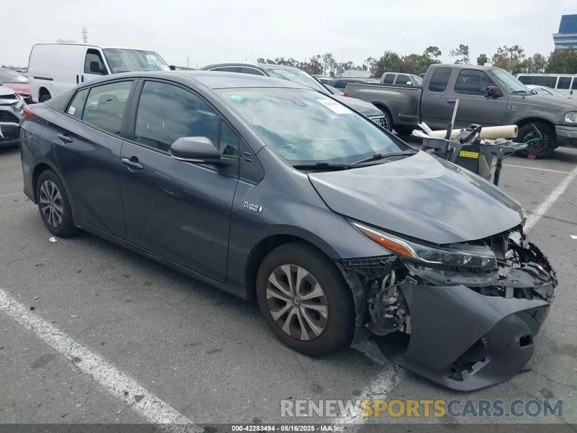 1 Photograph of a damaged car JTDKAMFP0M3193305 TOYOTA PRIUS PRIME 2021