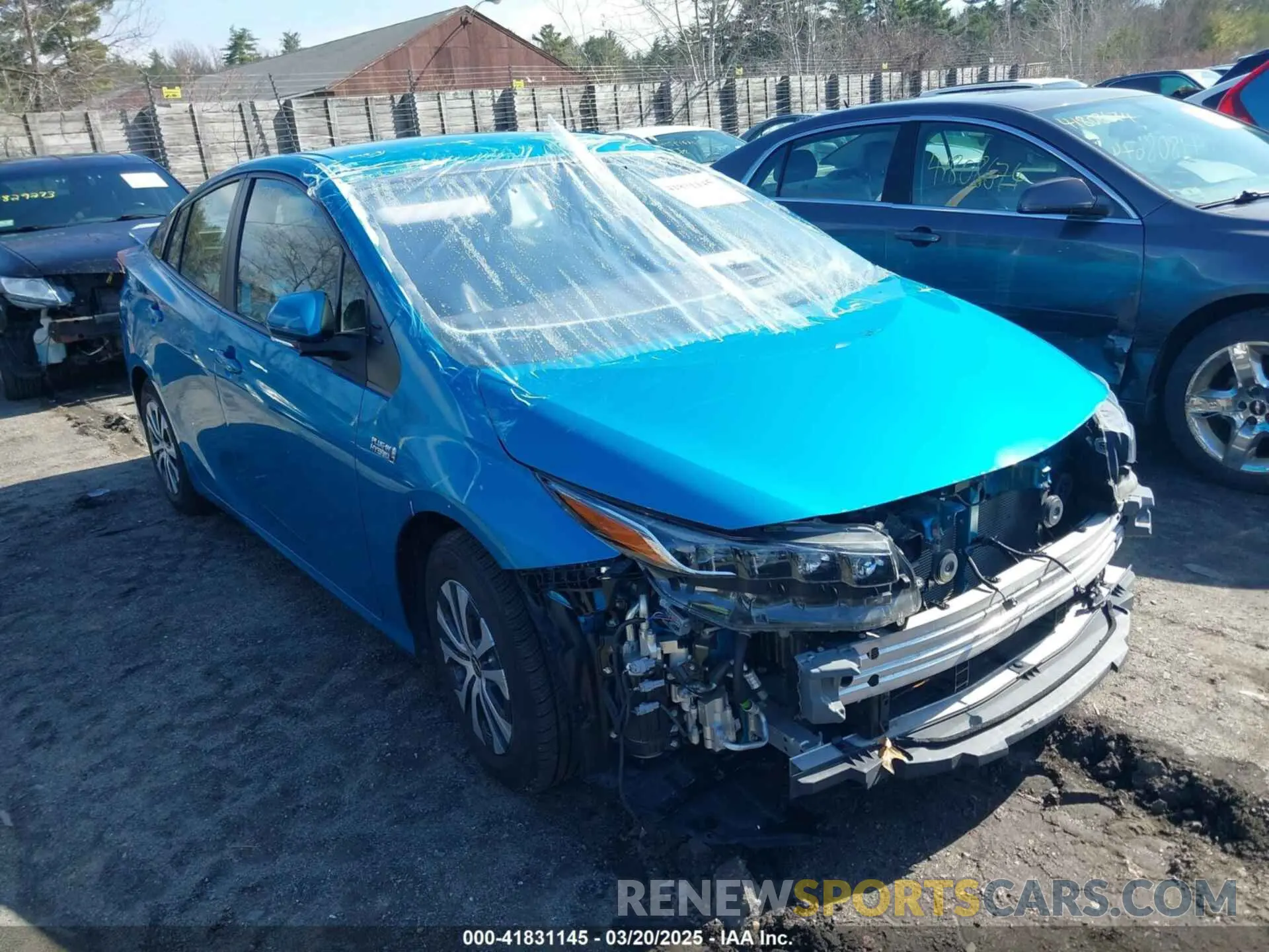 14 Photograph of a damaged car JTDKAMFP1M3166050 TOYOTA PRIUS PRIME 2021