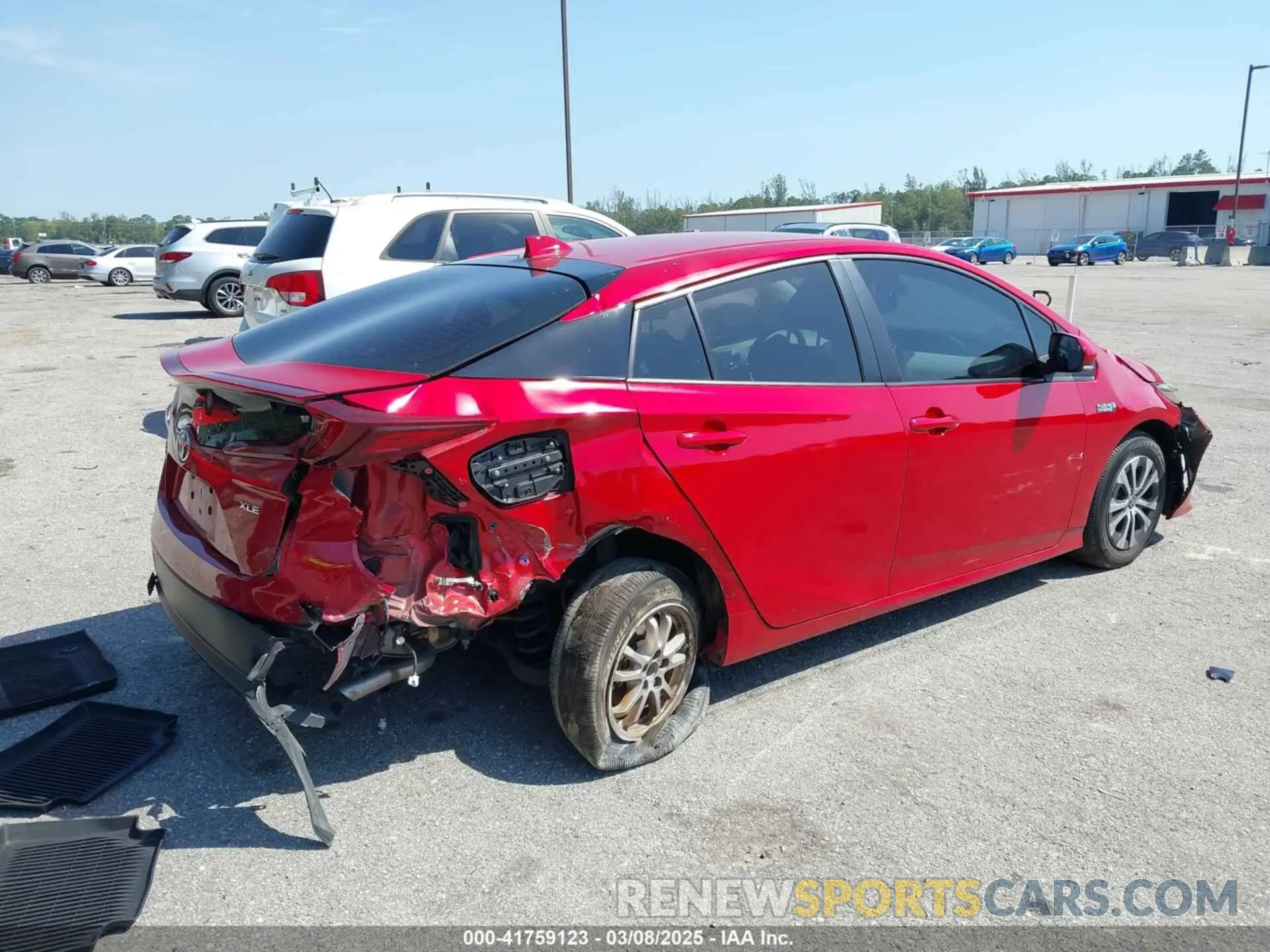 4 Photograph of a damaged car JTDKAMFP1M3173015 TOYOTA PRIUS PRIME 2021