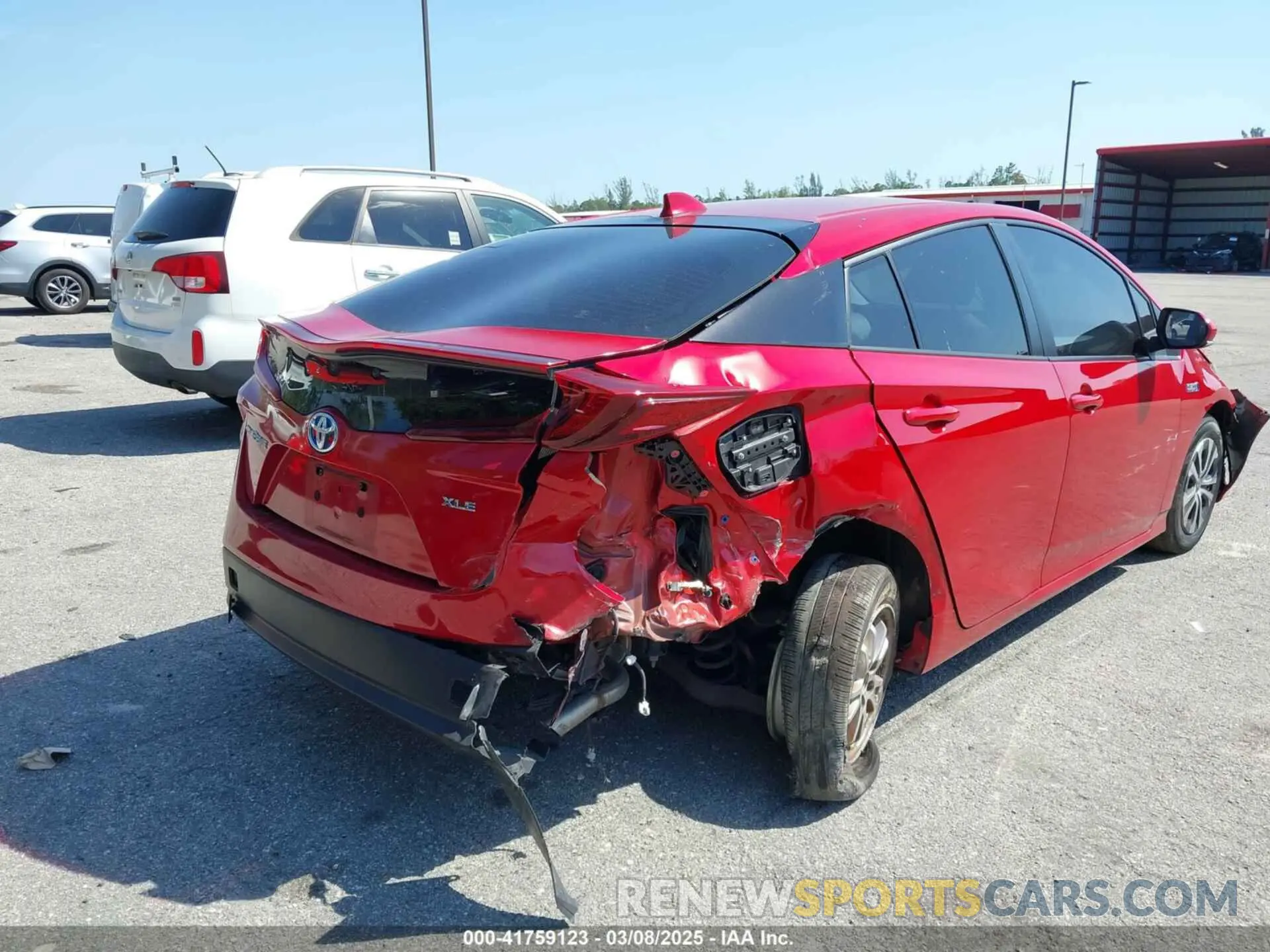 6 Photograph of a damaged car JTDKAMFP1M3173015 TOYOTA PRIUS PRIME 2021