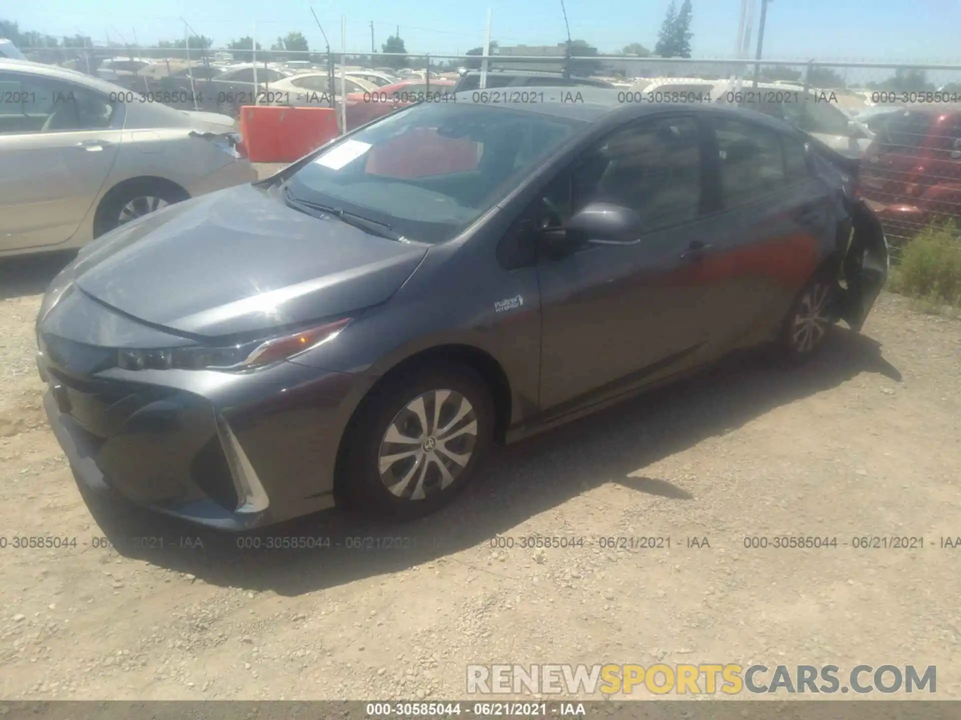 2 Photograph of a damaged car JTDKAMFP1M3175752 TOYOTA PRIUS PRIME 2021