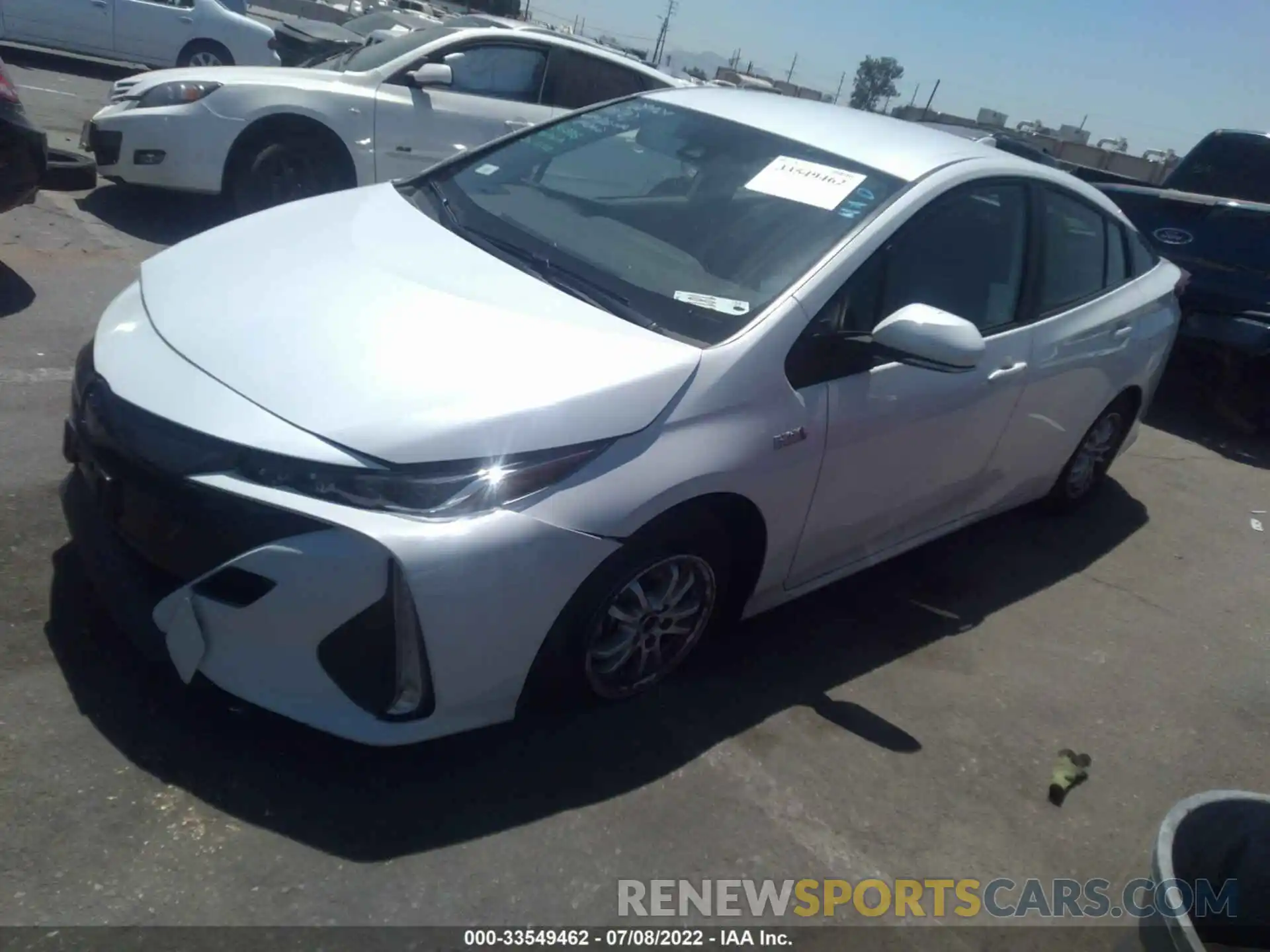 2 Photograph of a damaged car JTDKAMFP1M3185679 TOYOTA PRIUS PRIME 2021