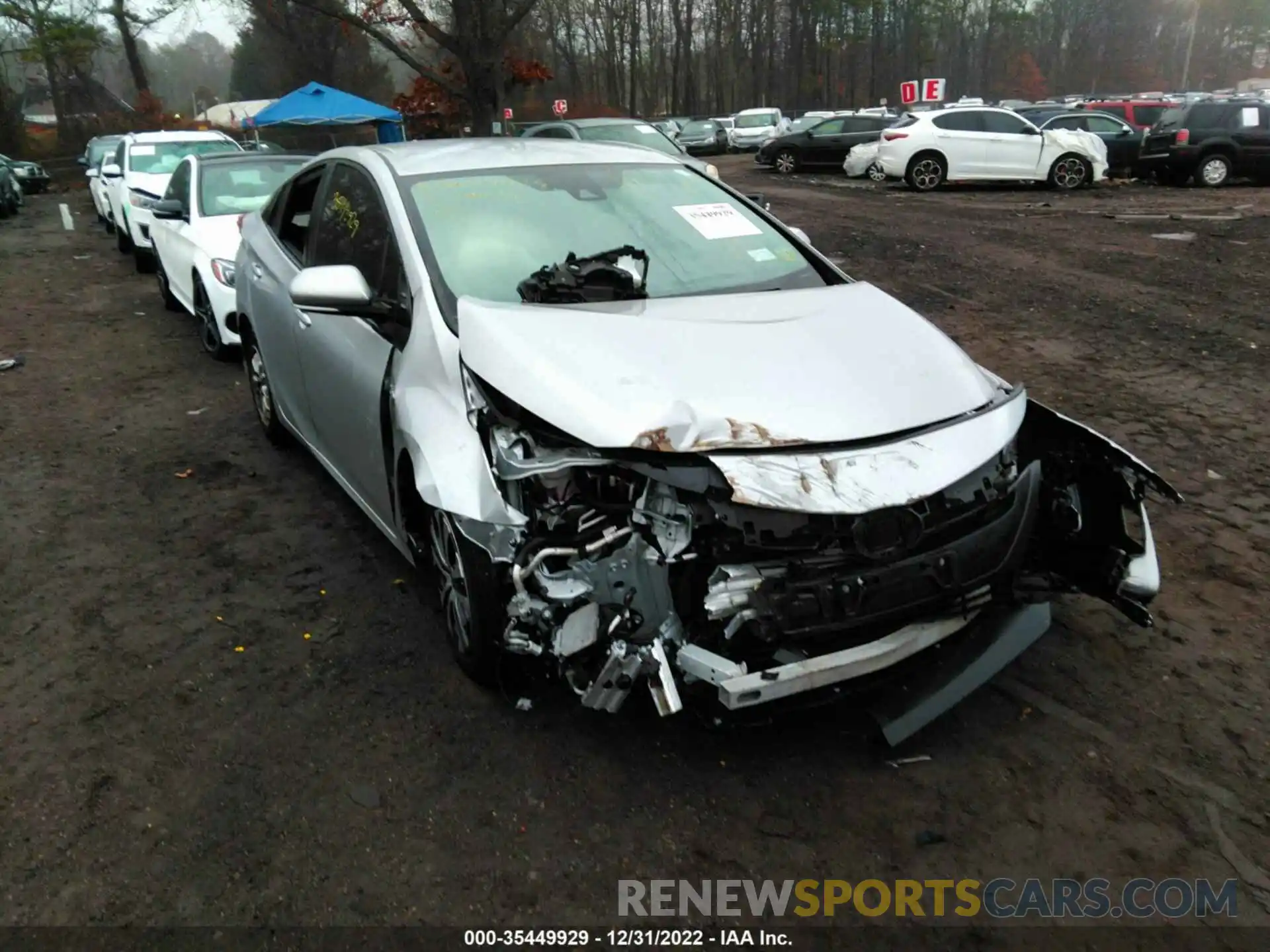 6 Photograph of a damaged car JTDKAMFP1M3192163 TOYOTA PRIUS PRIME 2021