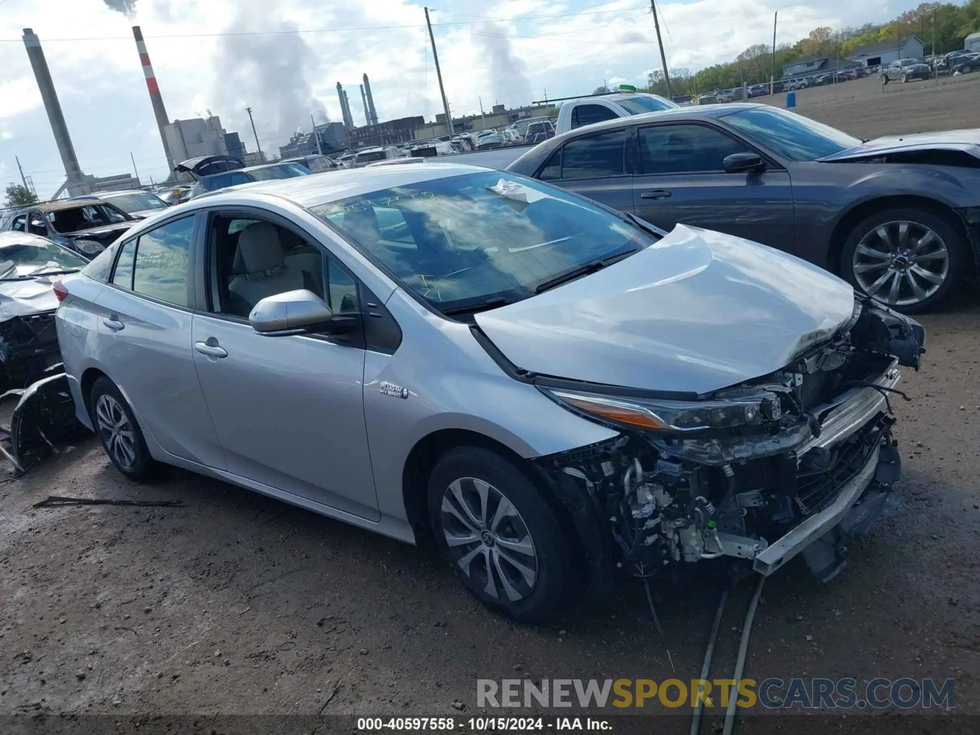 1 Photograph of a damaged car JTDKAMFP2M3169037 TOYOTA PRIUS PRIME 2021