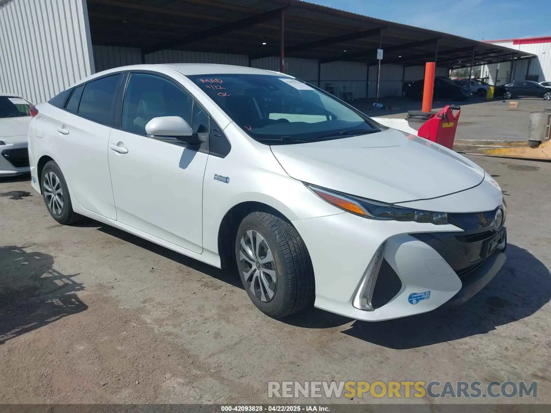 1 Photograph of a damaged car JTDKAMFP2M3177459 TOYOTA PRIUS PRIME 2021