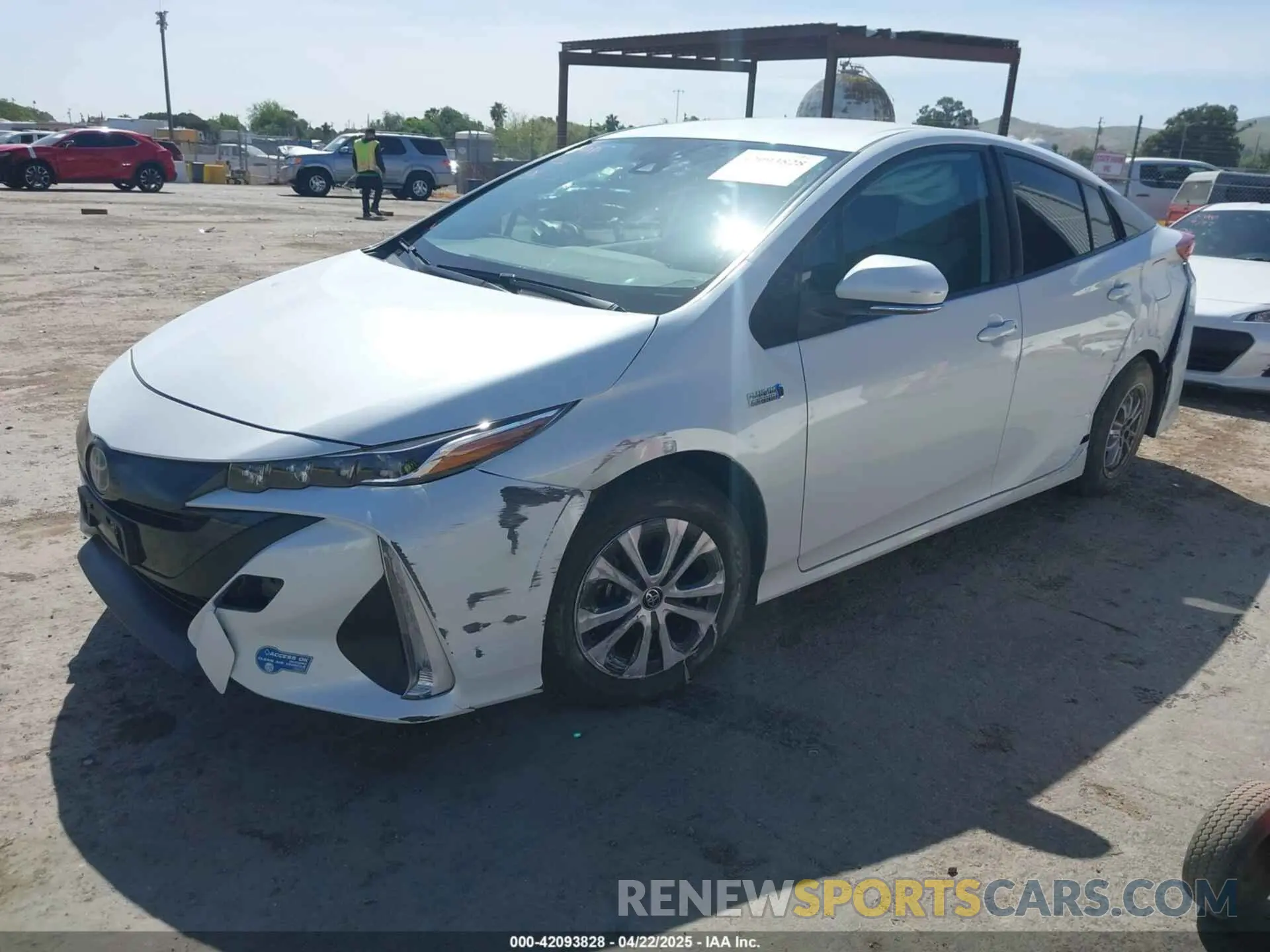 2 Photograph of a damaged car JTDKAMFP2M3177459 TOYOTA PRIUS PRIME 2021