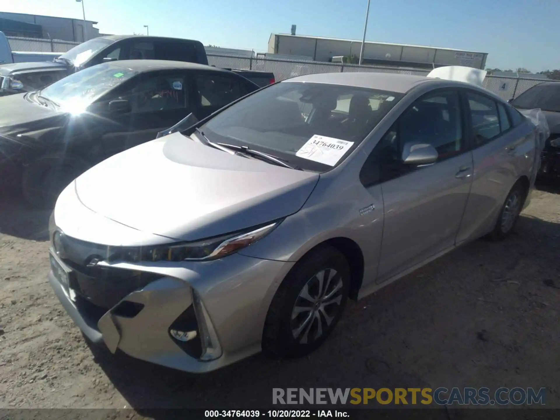 2 Photograph of a damaged car JTDKAMFP2M3181642 TOYOTA PRIUS PRIME 2021