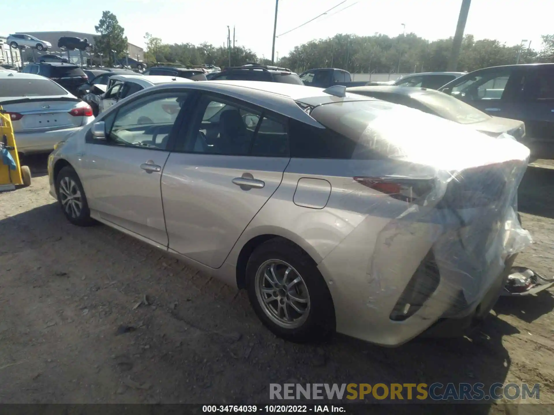 3 Photograph of a damaged car JTDKAMFP2M3181642 TOYOTA PRIUS PRIME 2021