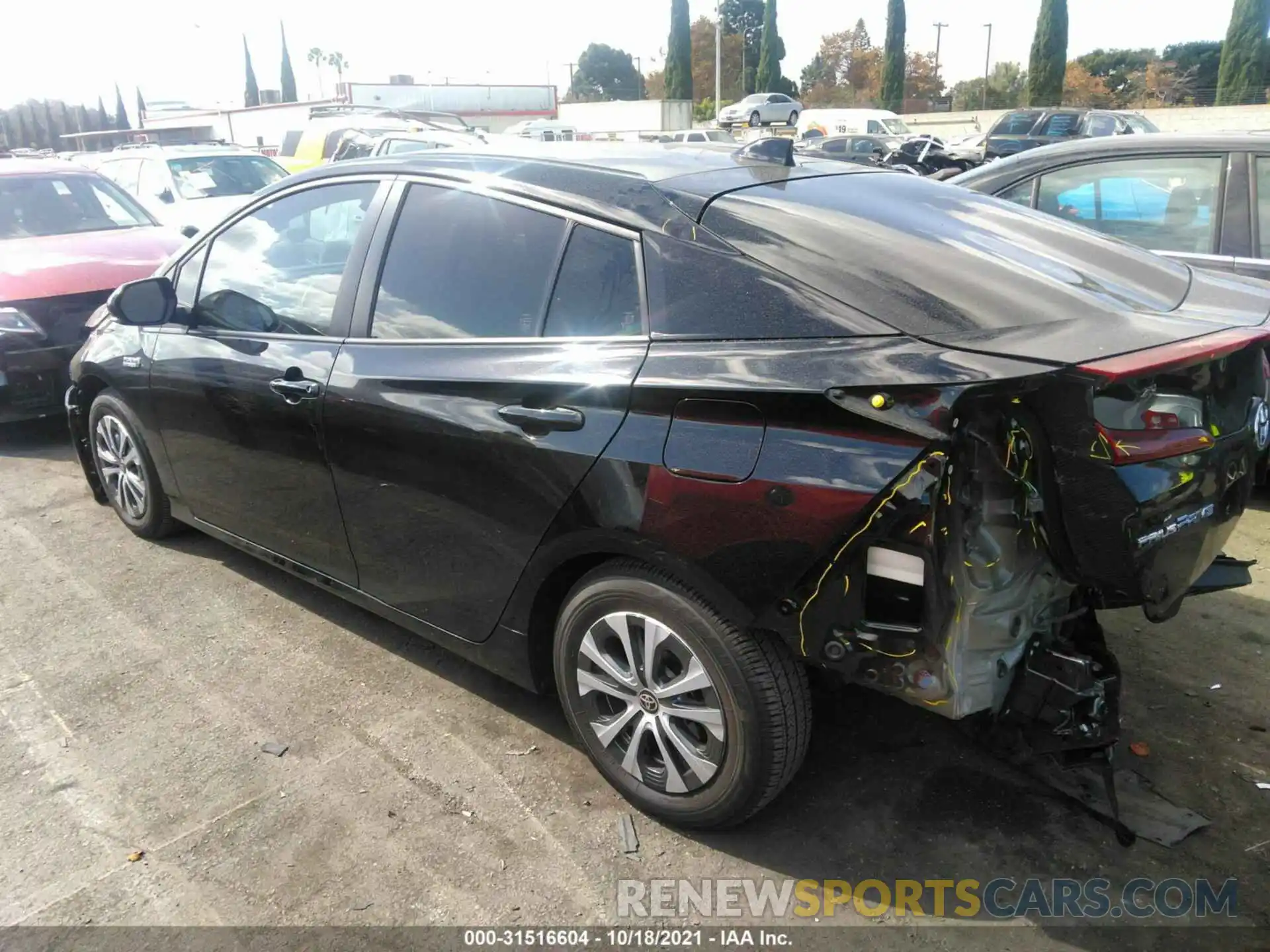 3 Photograph of a damaged car JTDKAMFP2M3182368 TOYOTA PRIUS PRIME 2021