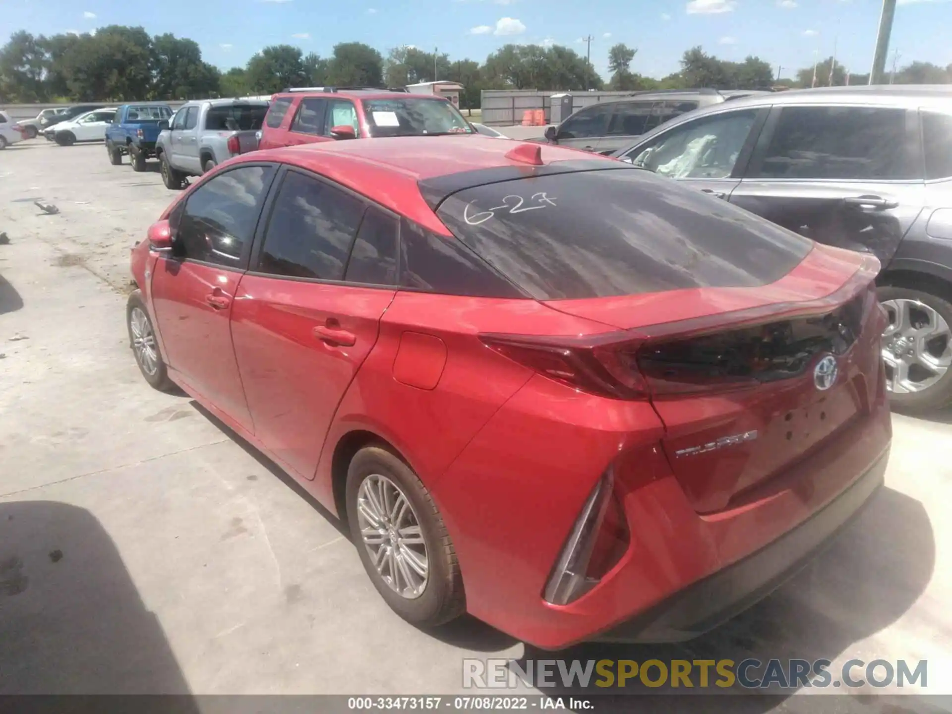 3 Photograph of a damaged car JTDKAMFP2M3190194 TOYOTA PRIUS PRIME 2021