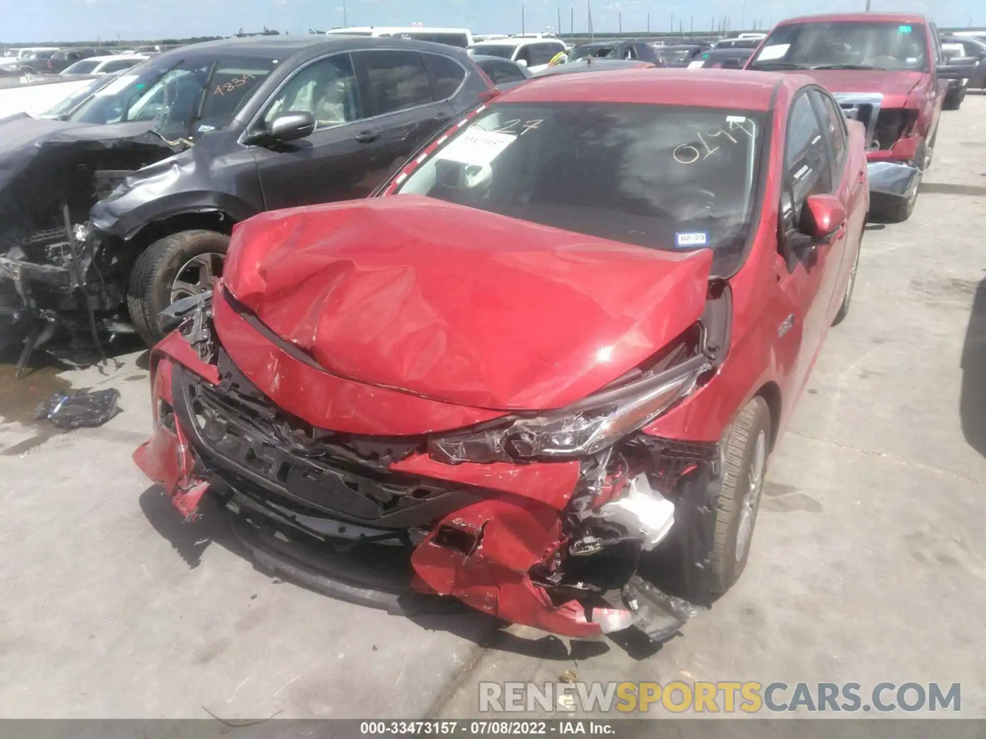 6 Photograph of a damaged car JTDKAMFP2M3190194 TOYOTA PRIUS PRIME 2021