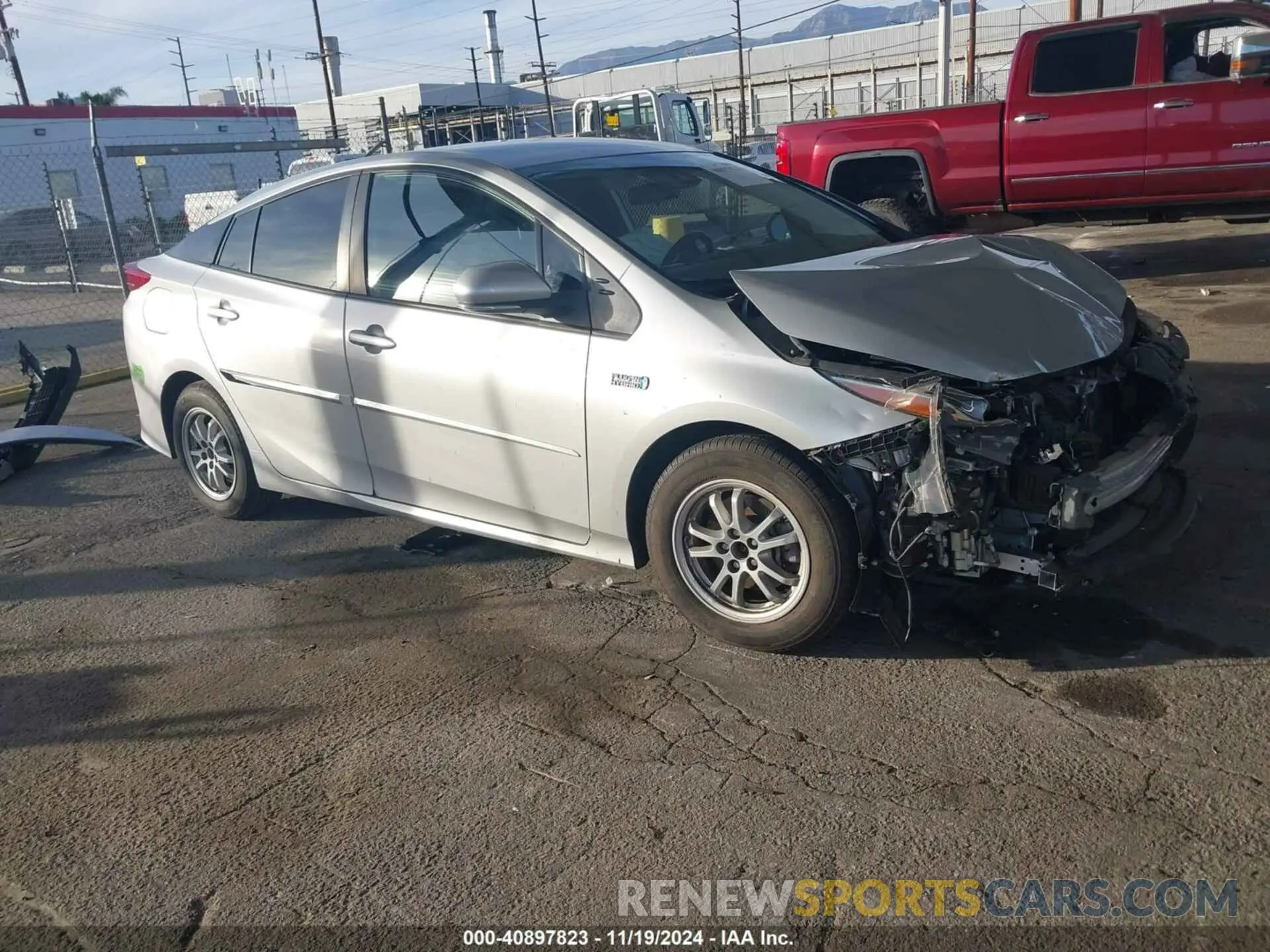 1 Photograph of a damaged car JTDKAMFP2M3194066 TOYOTA PRIUS PRIME 2021