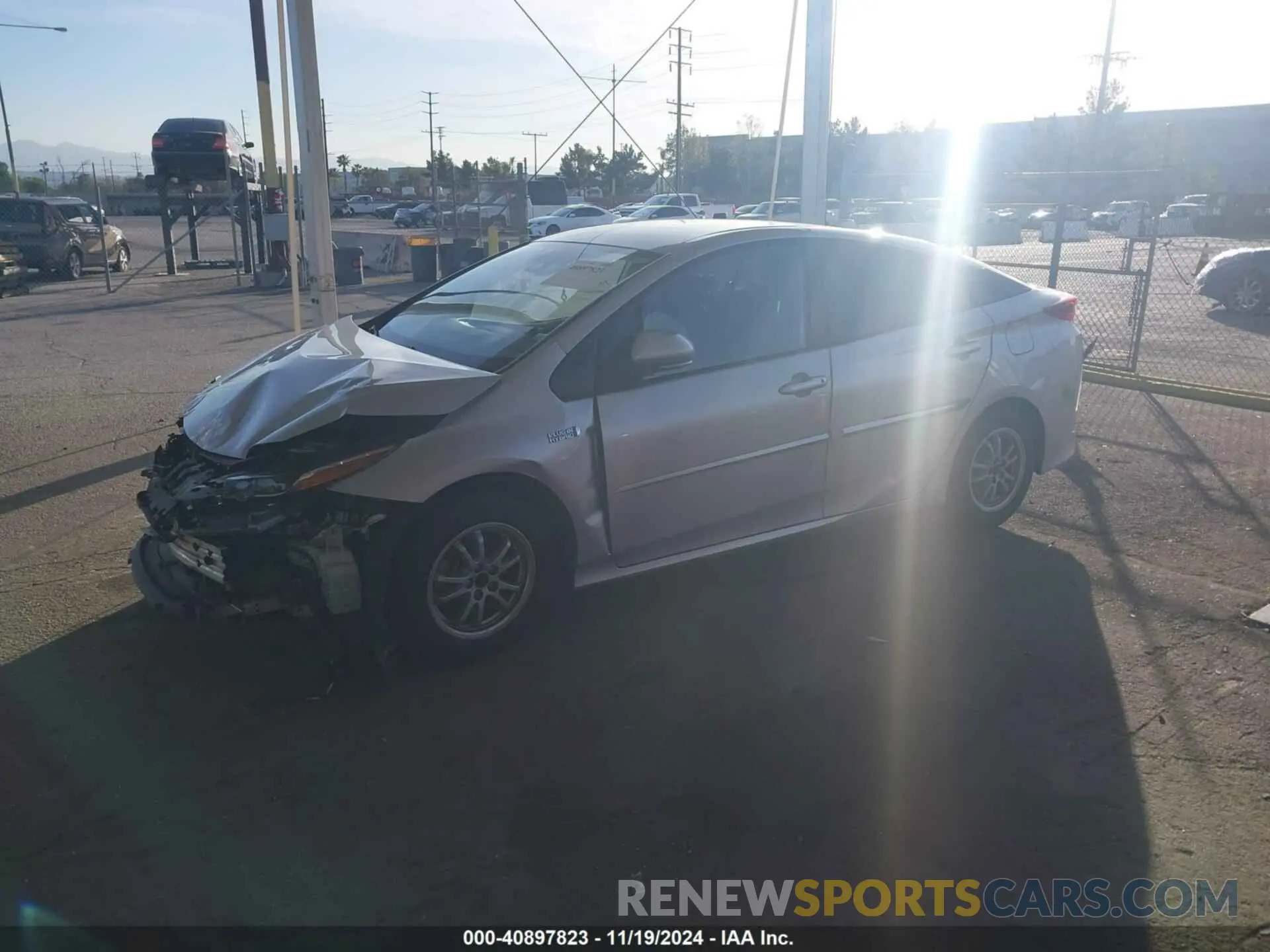 2 Photograph of a damaged car JTDKAMFP2M3194066 TOYOTA PRIUS PRIME 2021