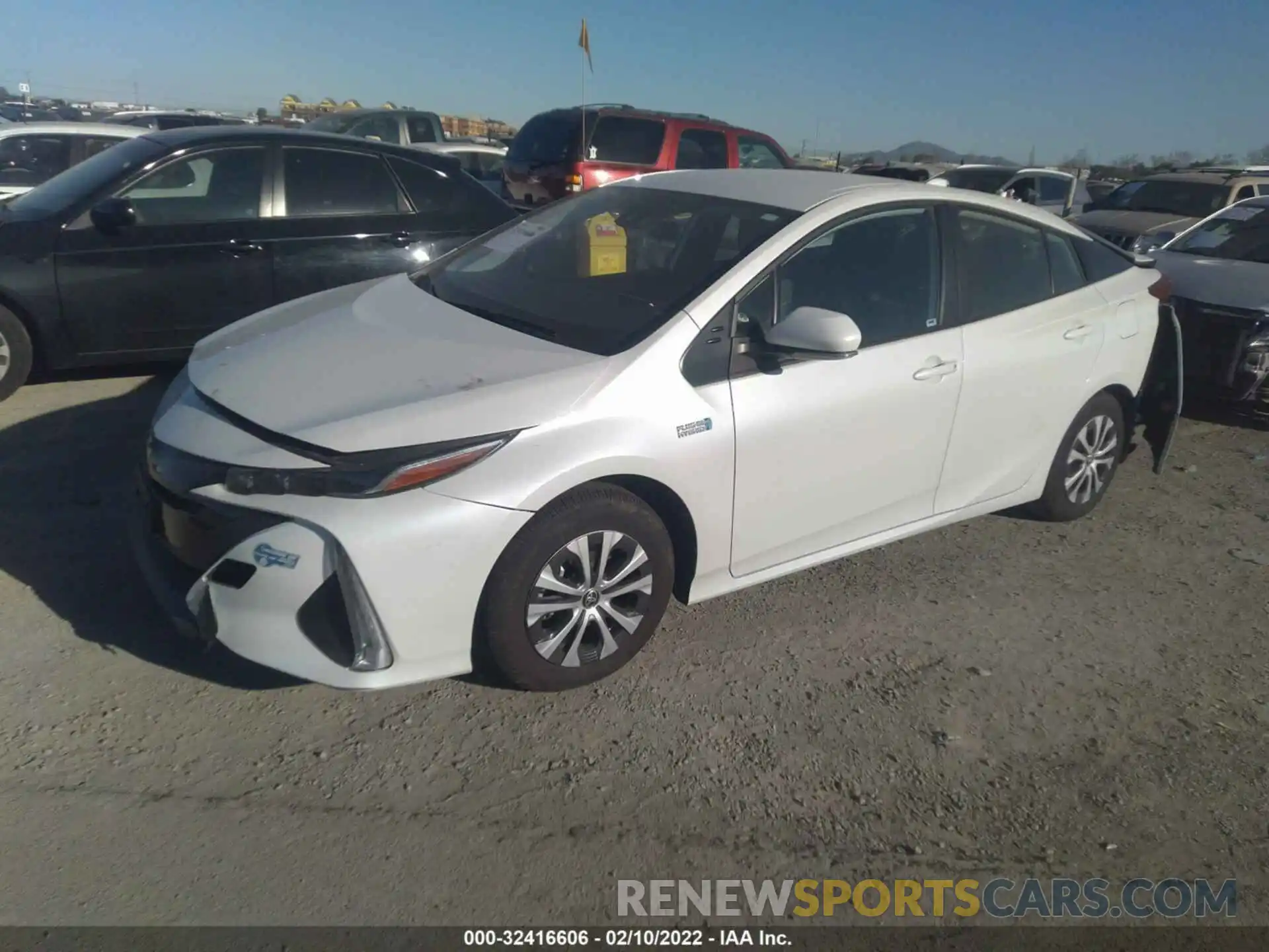 2 Photograph of a damaged car JTDKAMFP3M3168981 TOYOTA PRIUS PRIME 2021