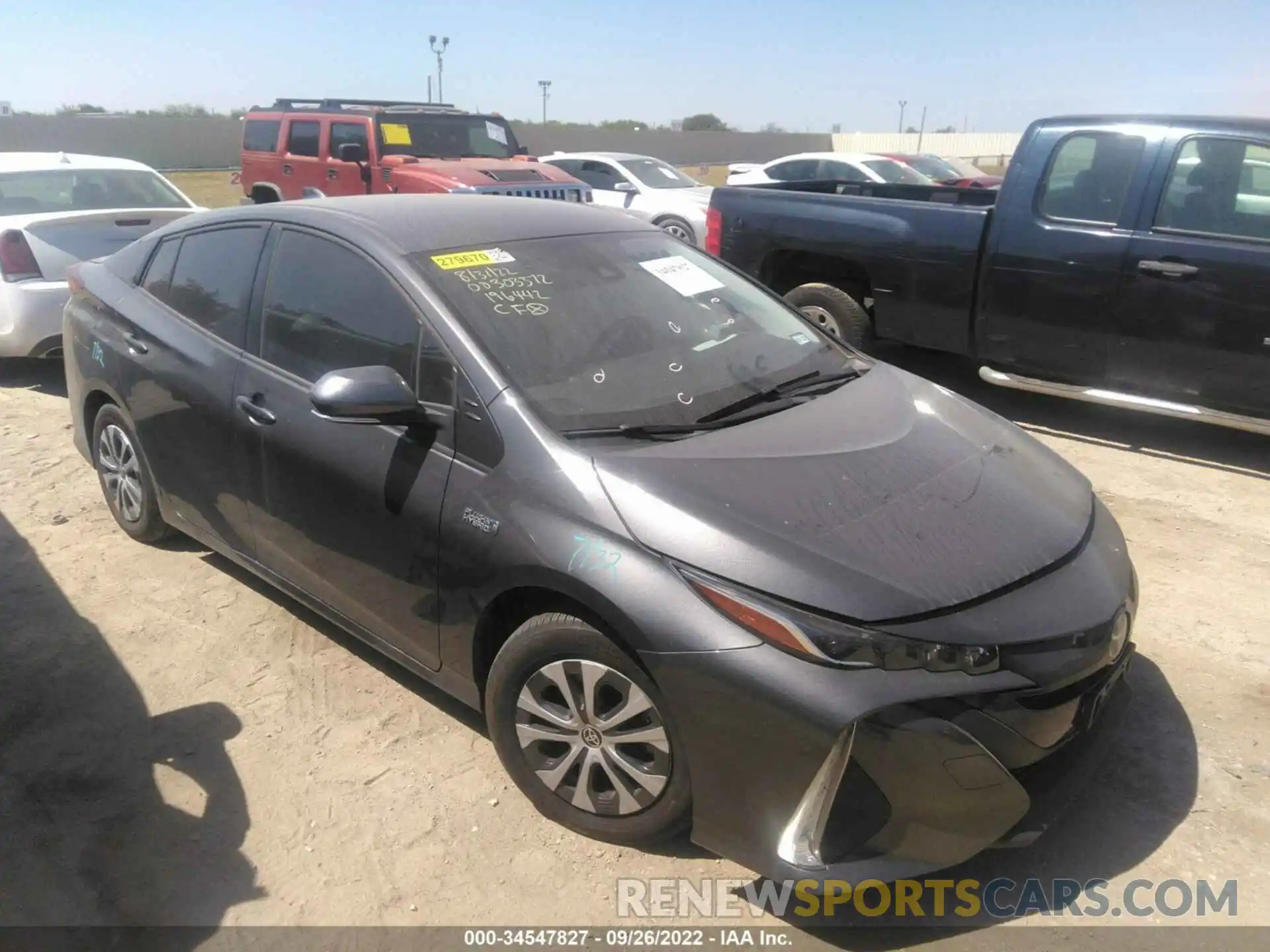 1 Photograph of a damaged car JTDKAMFP3M3196442 TOYOTA PRIUS PRIME 2021