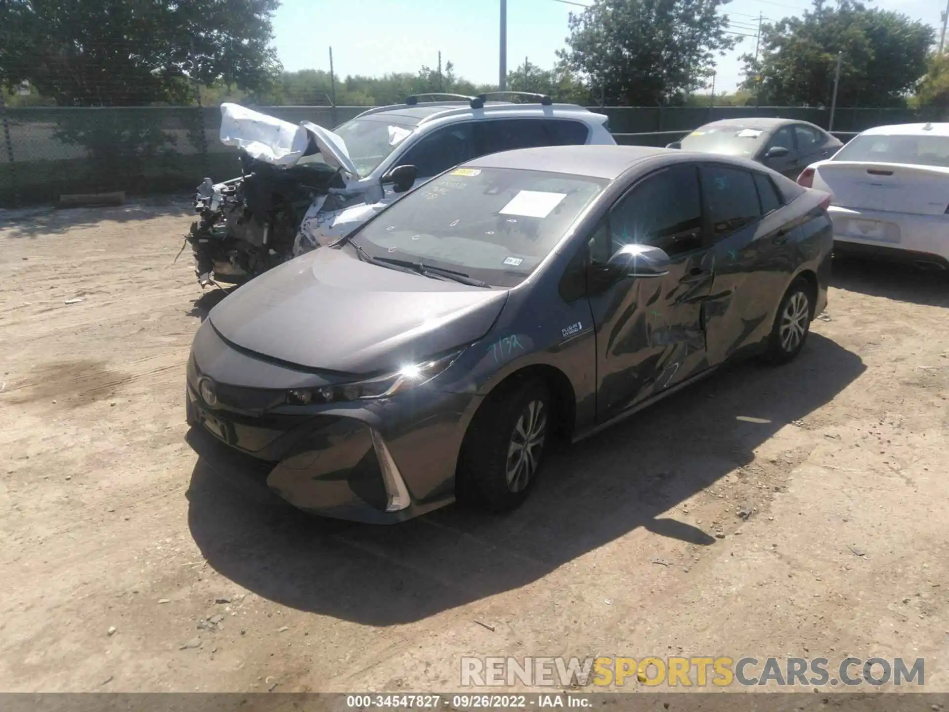 2 Photograph of a damaged car JTDKAMFP3M3196442 TOYOTA PRIUS PRIME 2021