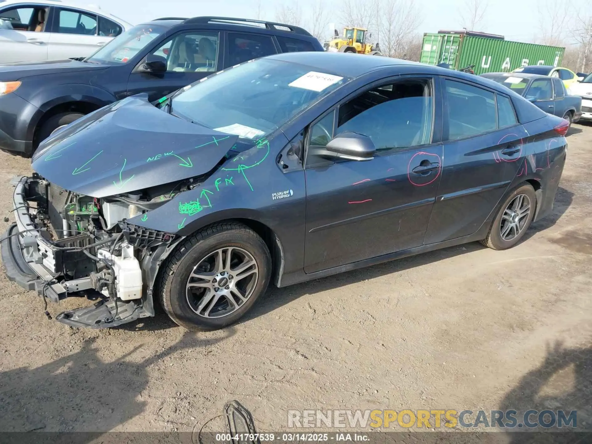 2 Photograph of a damaged car JTDKAMFP4M3165667 TOYOTA PRIUS PRIME 2021