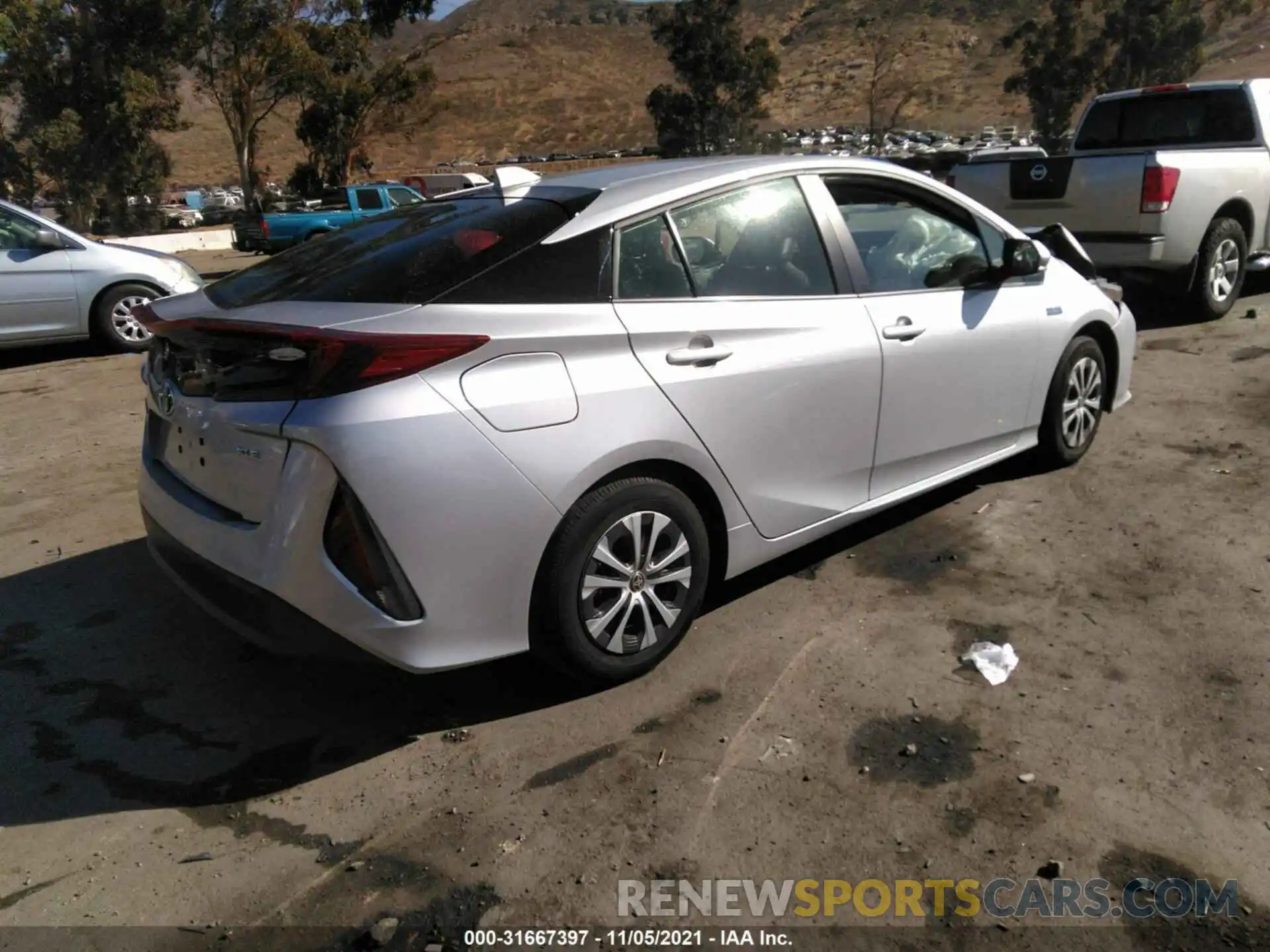 4 Photograph of a damaged car JTDKAMFP4M3173820 TOYOTA PRIUS PRIME 2021