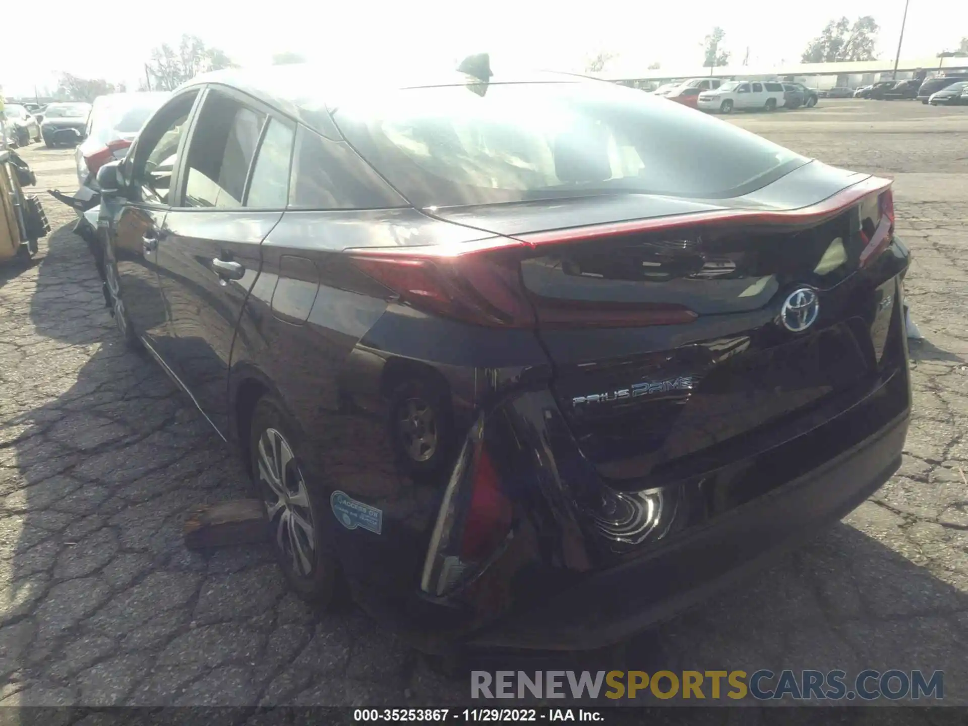 3 Photograph of a damaged car JTDKAMFP4M3181125 TOYOTA PRIUS PRIME 2021