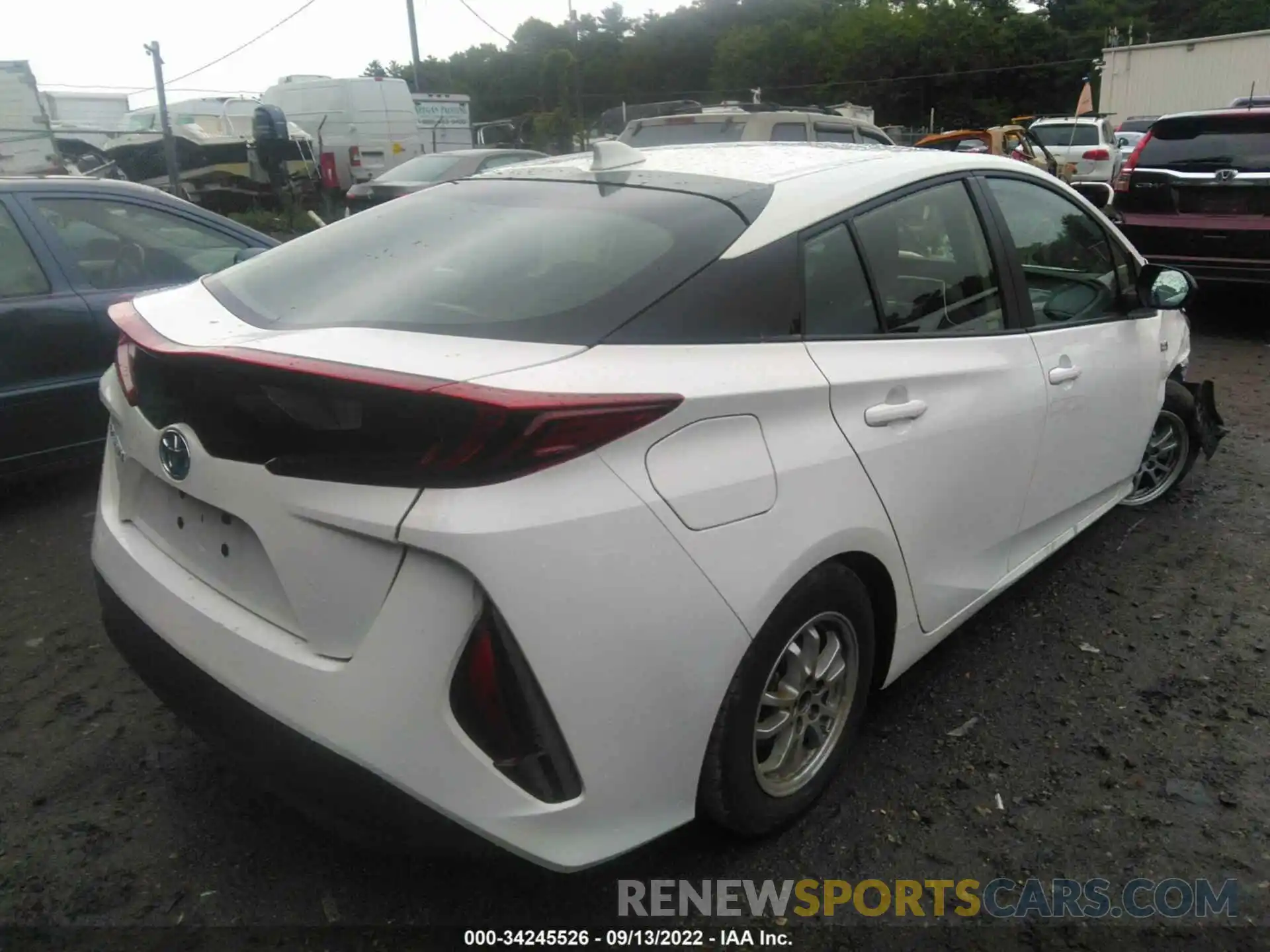 4 Photograph of a damaged car JTDKAMFP4M3193422 TOYOTA PRIUS PRIME 2021