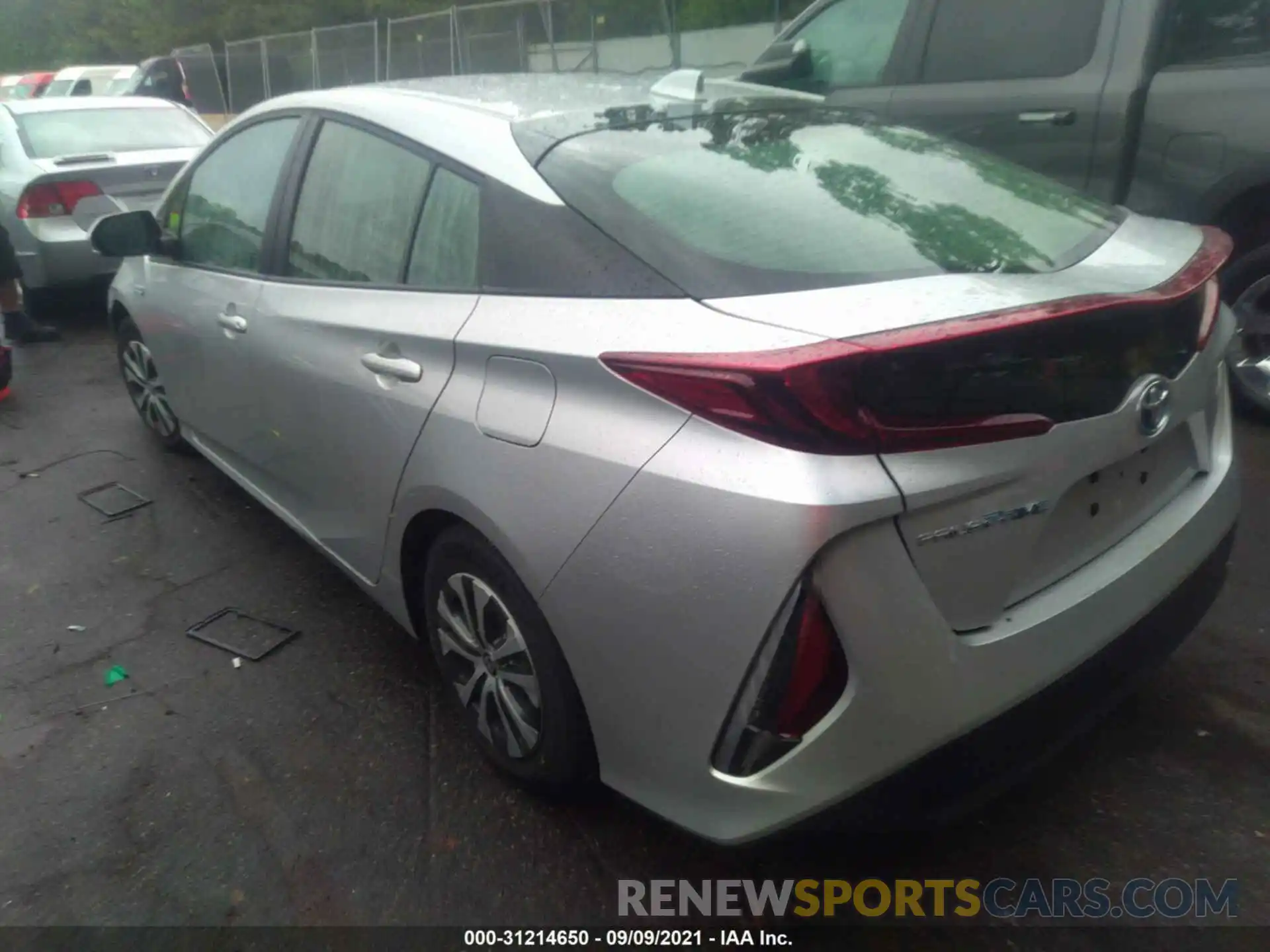 3 Photograph of a damaged car JTDKAMFP5M3176502 TOYOTA PRIUS PRIME 2021