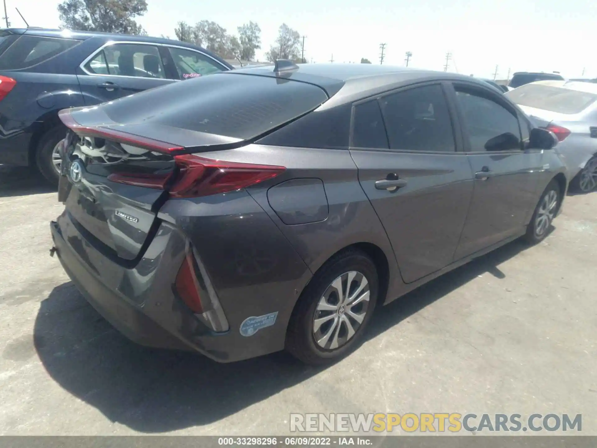 4 Photograph of a damaged car JTDKAMFP5M3183420 TOYOTA PRIUS PRIME 2021