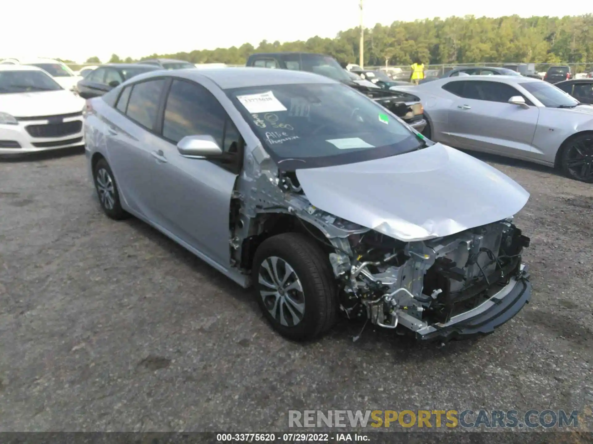 1 Photograph of a damaged car JTDKAMFP5M3193638 TOYOTA PRIUS PRIME 2021