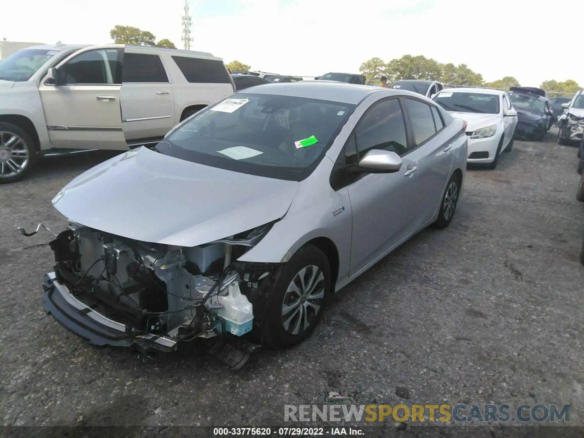 2 Photograph of a damaged car JTDKAMFP5M3193638 TOYOTA PRIUS PRIME 2021