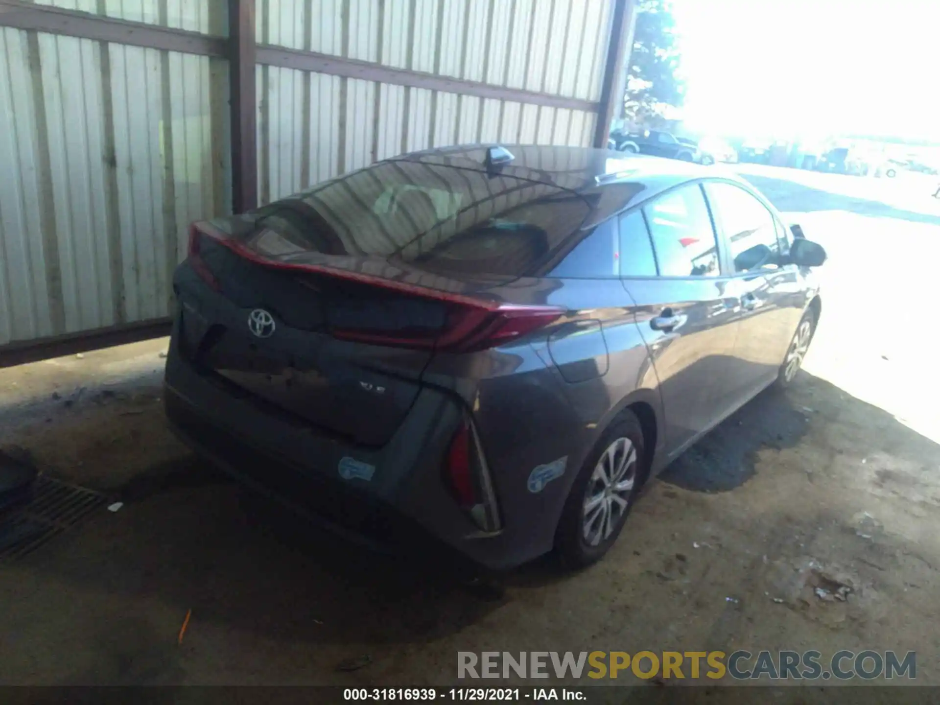 4 Photograph of a damaged car JTDKAMFP6M3166657 TOYOTA PRIUS PRIME 2021