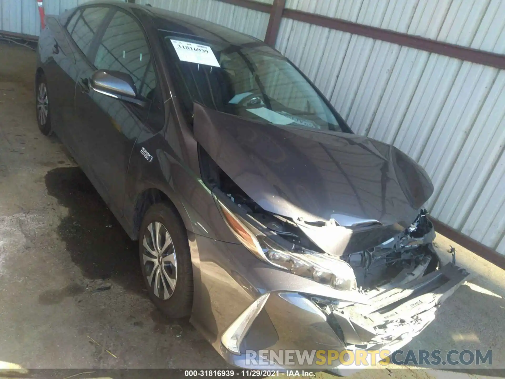 6 Photograph of a damaged car JTDKAMFP6M3166657 TOYOTA PRIUS PRIME 2021