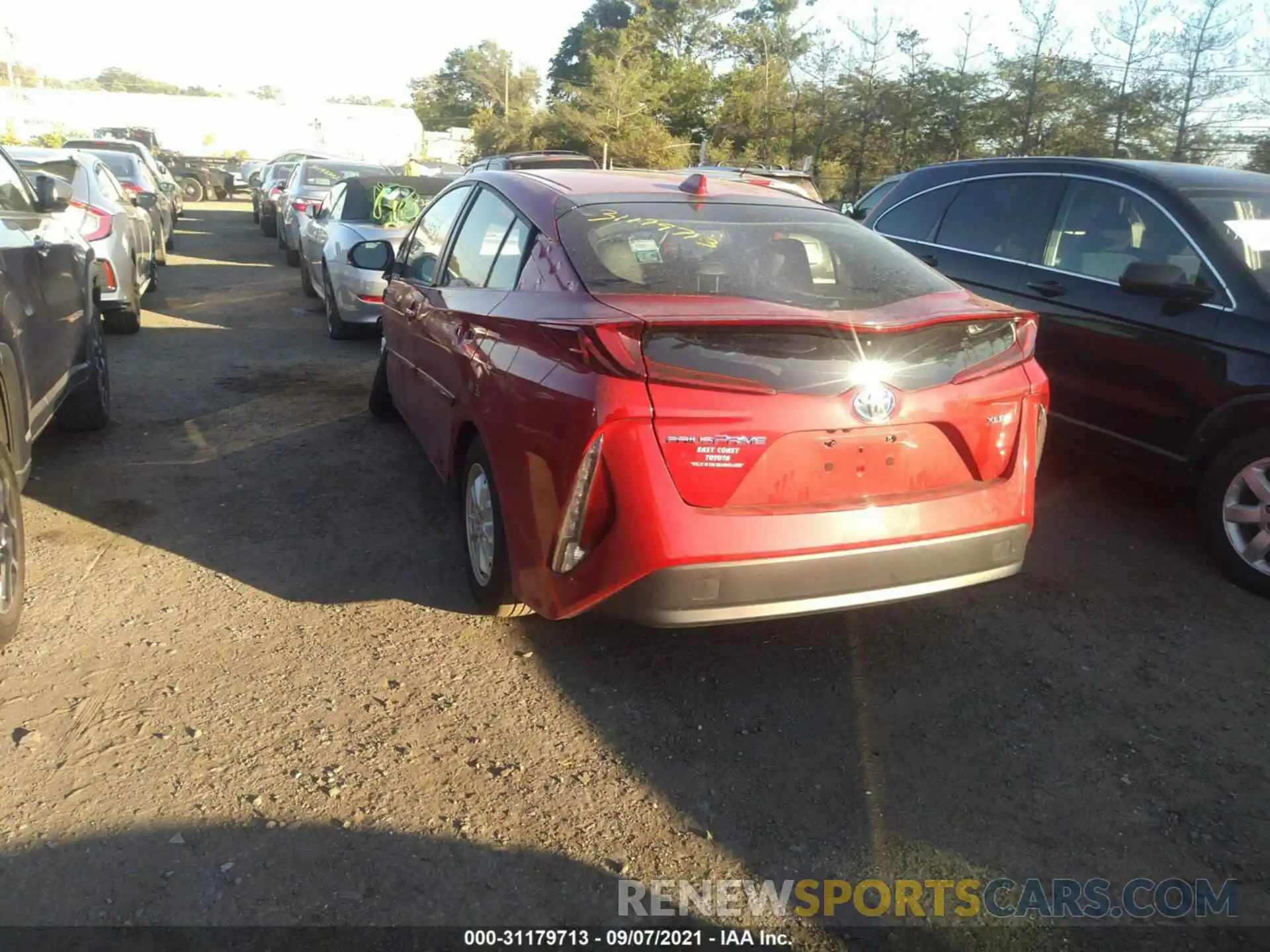 3 Photograph of a damaged car JTDKAMFP6M3180235 TOYOTA PRIUS PRIME 2021