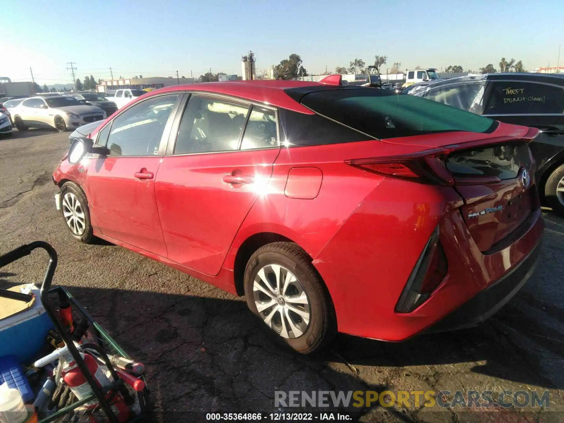 3 Photograph of a damaged car JTDKAMFP6M3180302 TOYOTA PRIUS PRIME 2021