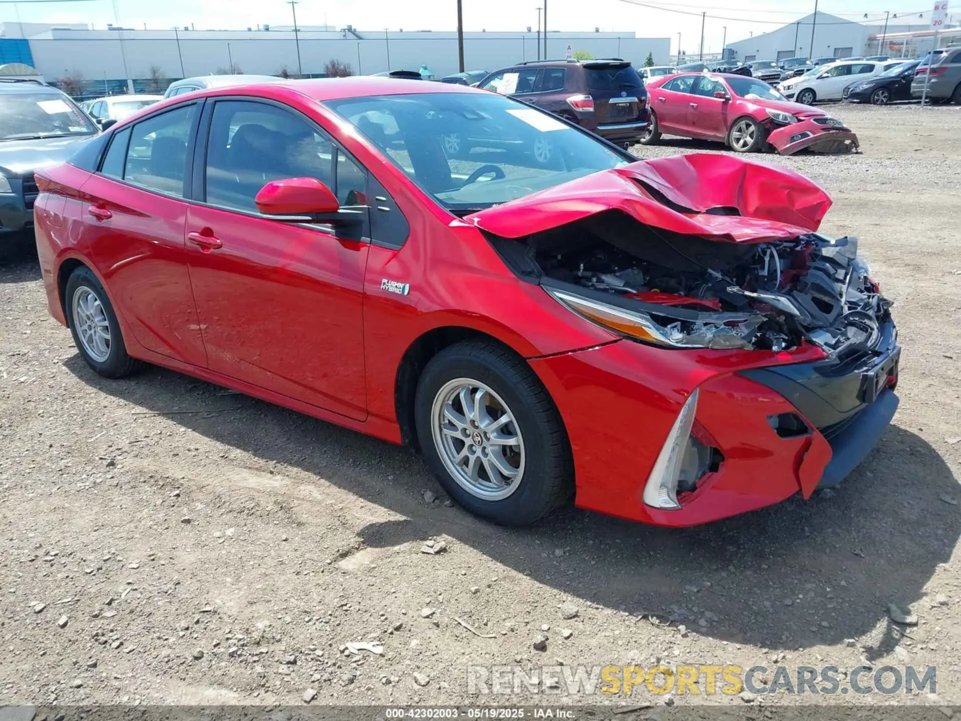 1 Photograph of a damaged car JTDKAMFP6M3192515 TOYOTA PRIUS PRIME 2021