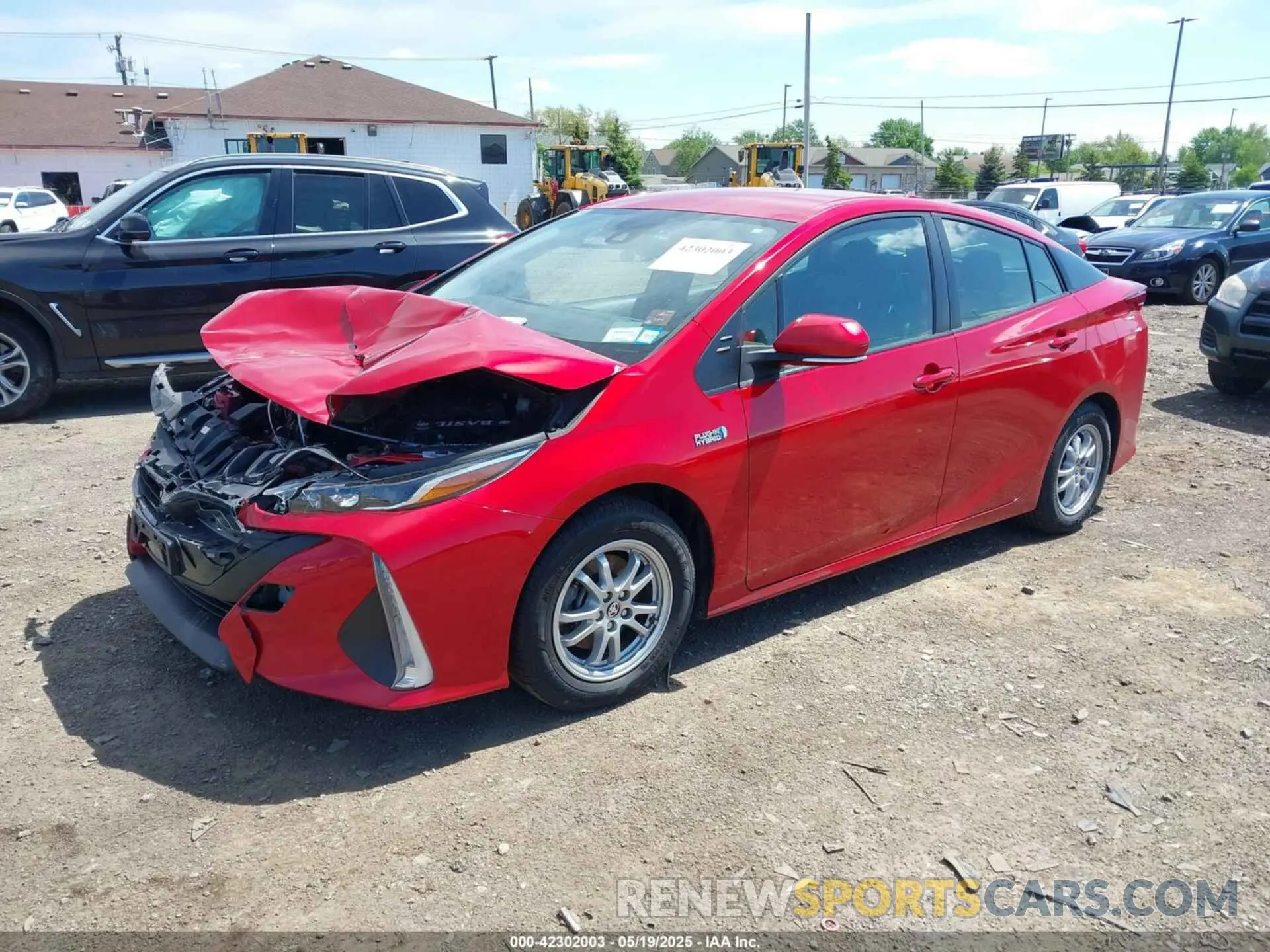 2 Photograph of a damaged car JTDKAMFP6M3192515 TOYOTA PRIUS PRIME 2021
