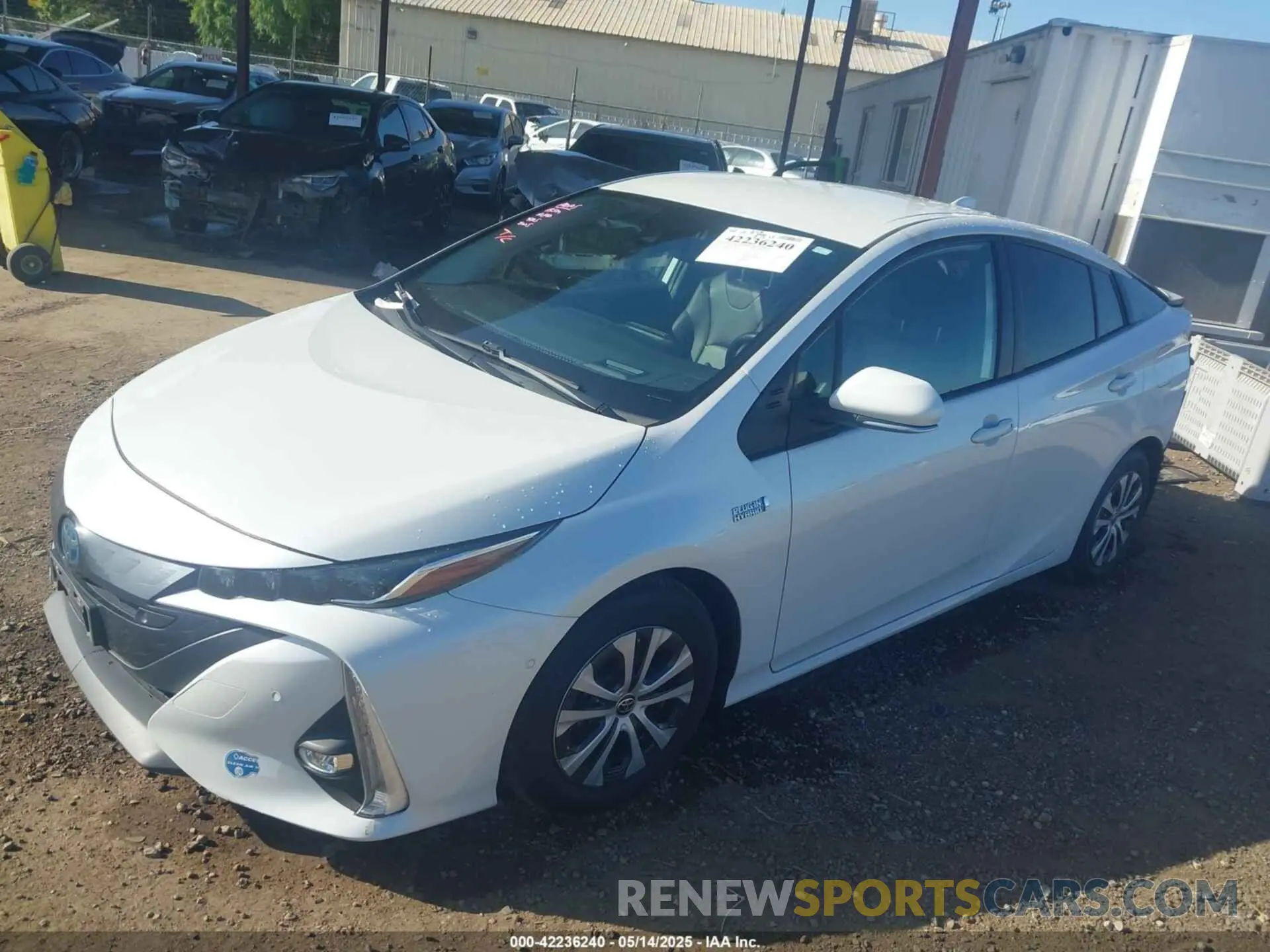 2 Photograph of a damaged car JTDKAMFP7M3173830 TOYOTA PRIUS PRIME 2021