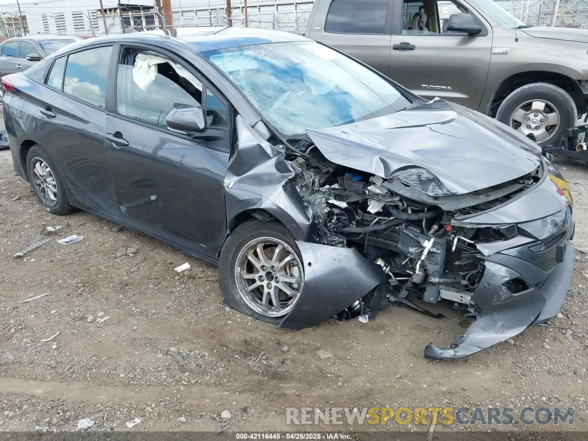 1 Photograph of a damaged car JTDKAMFP7M3177134 TOYOTA PRIUS PRIME 2021