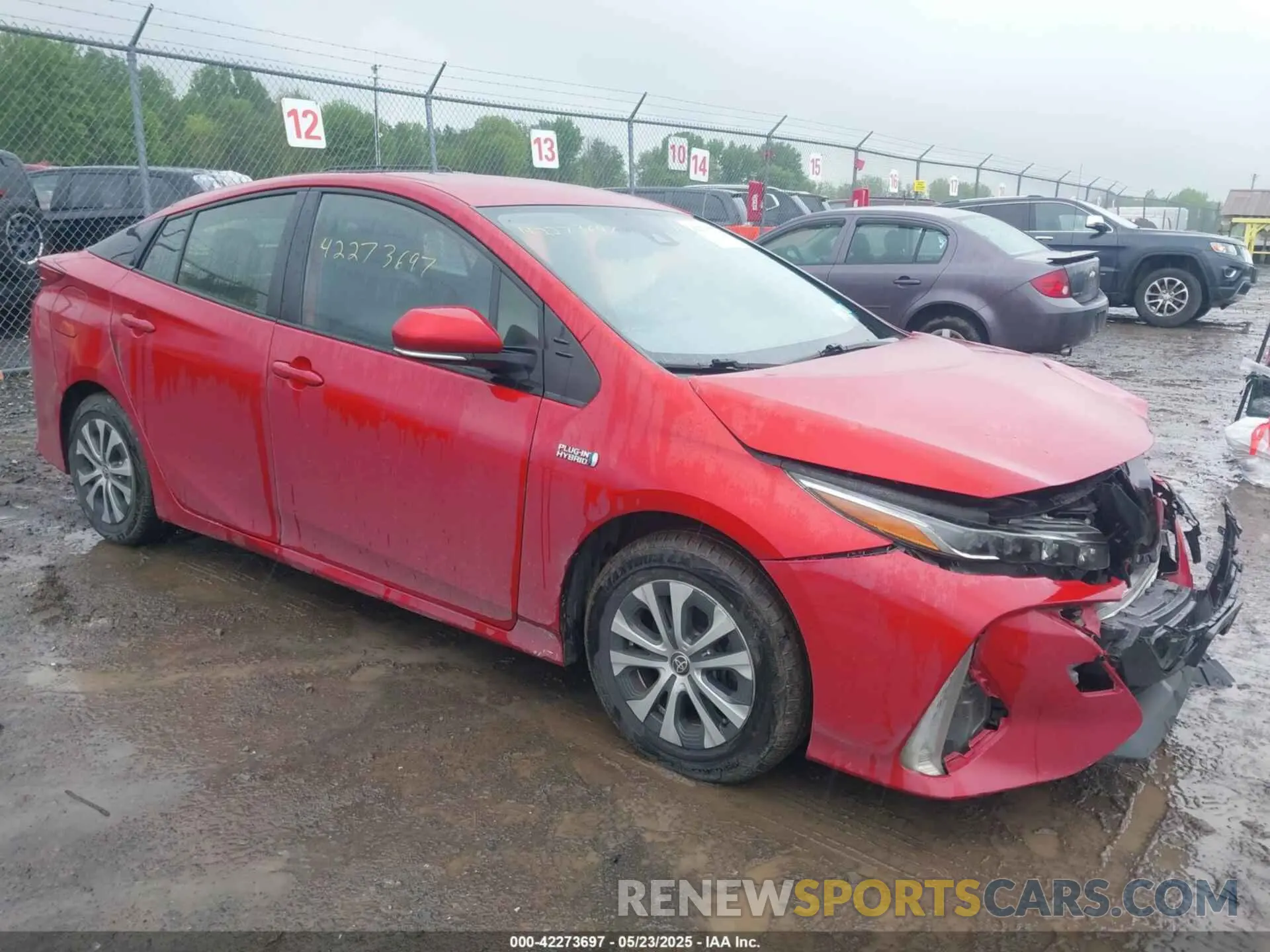 1 Photograph of a damaged car JTDKAMFP7M3178008 TOYOTA PRIUS PRIME 2021