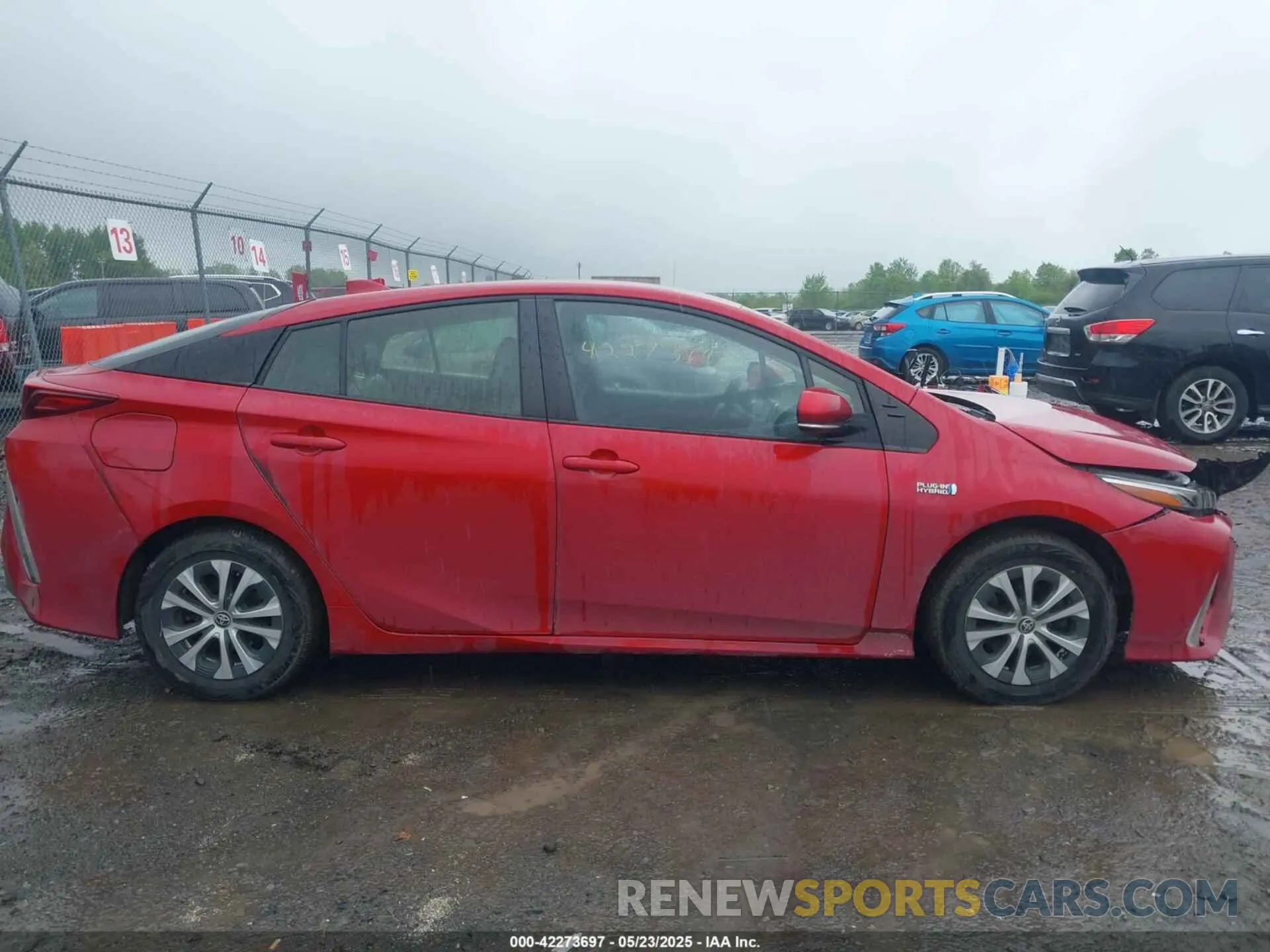13 Photograph of a damaged car JTDKAMFP7M3178008 TOYOTA PRIUS PRIME 2021