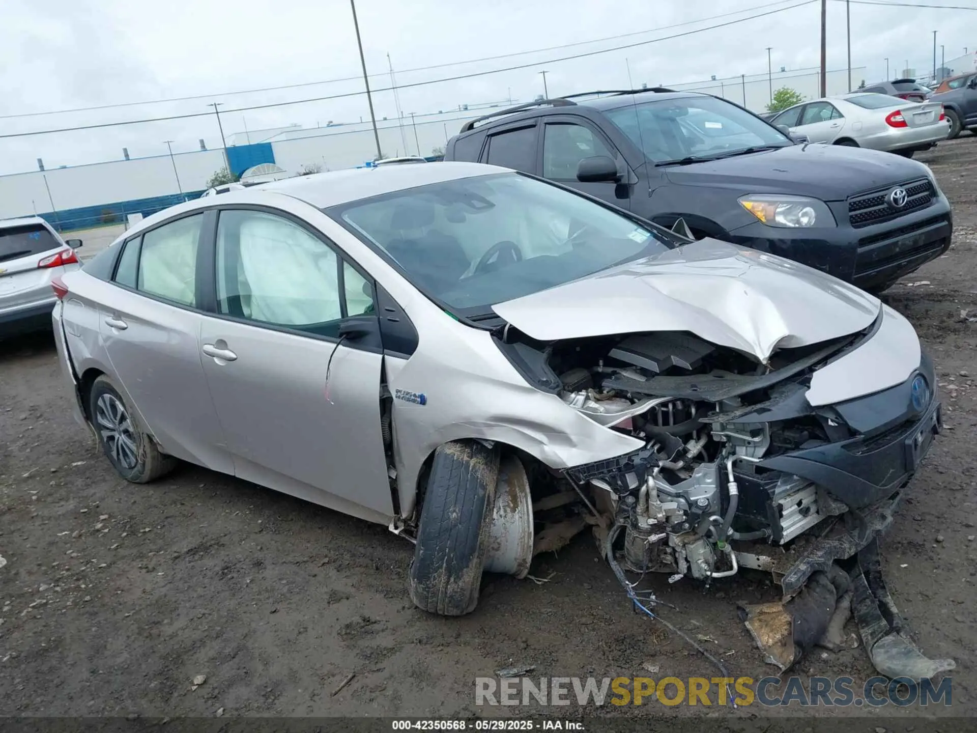 1 Photograph of a damaged car JTDKAMFP7M3183564 TOYOTA PRIUS PRIME 2021