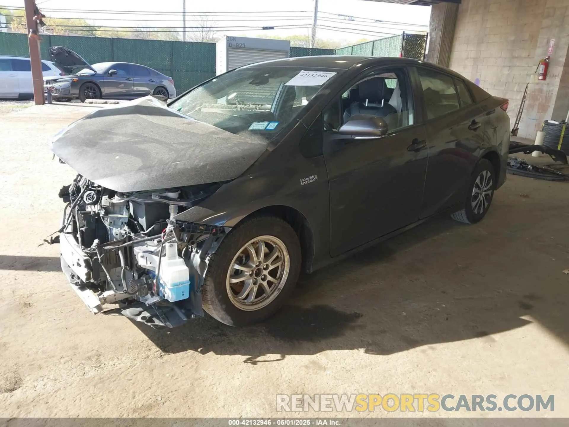 2 Photograph of a damaged car JTDKAMFP7M3192944 TOYOTA PRIUS PRIME 2021