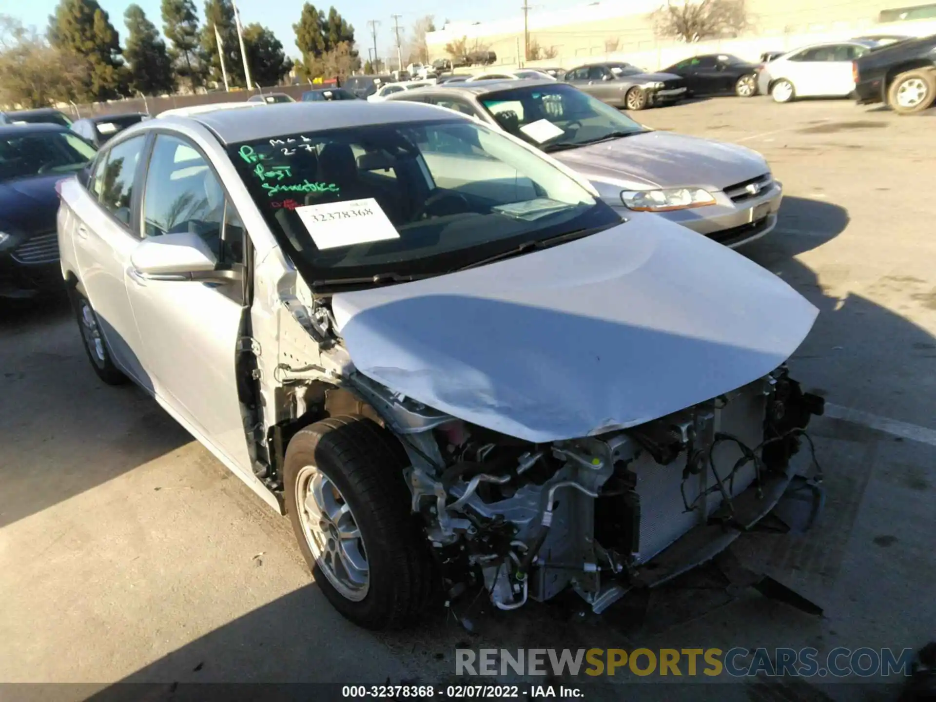 1 Photograph of a damaged car JTDKAMFP8M3168474 TOYOTA PRIUS PRIME 2021