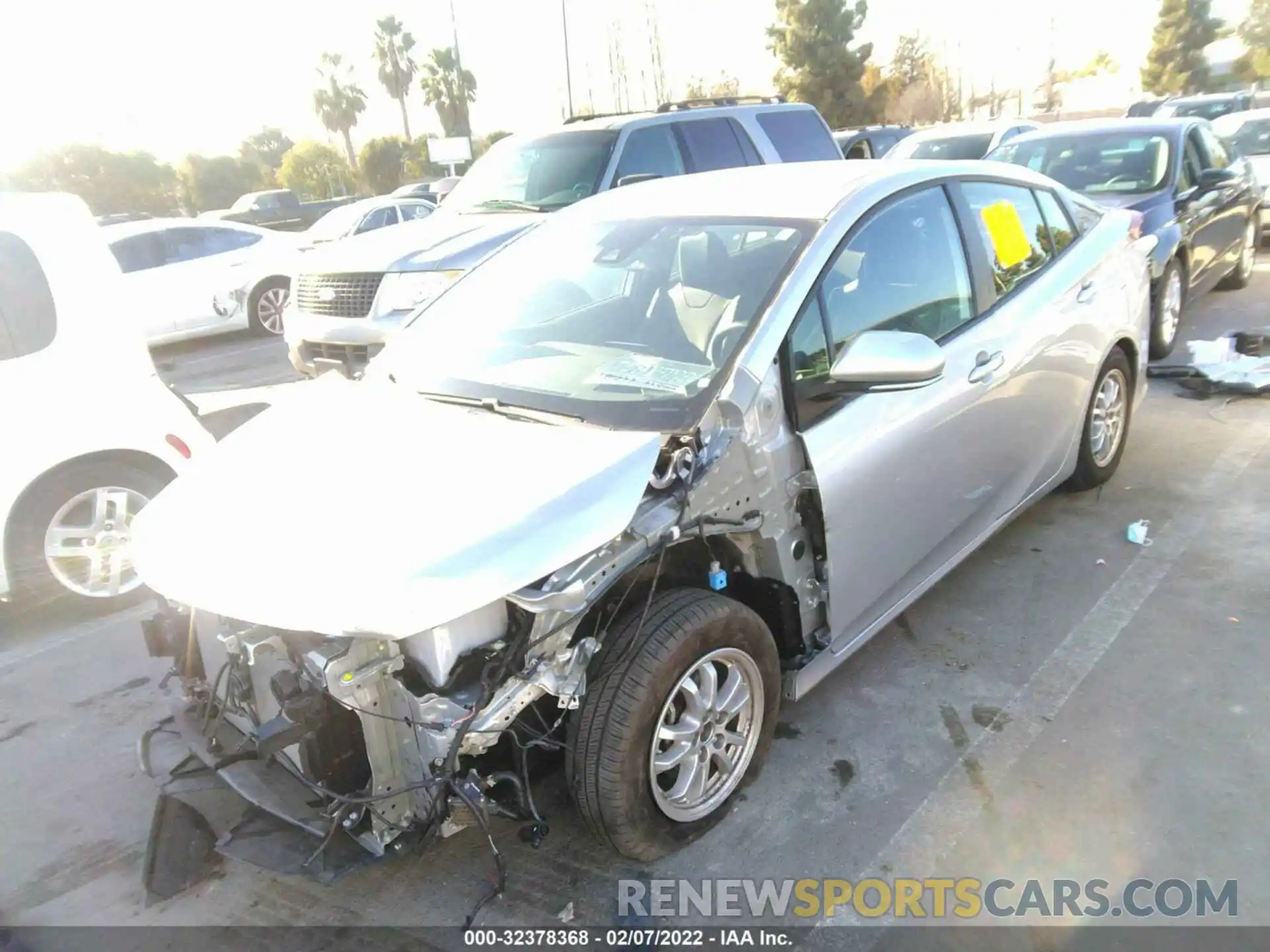 2 Photograph of a damaged car JTDKAMFP8M3168474 TOYOTA PRIUS PRIME 2021