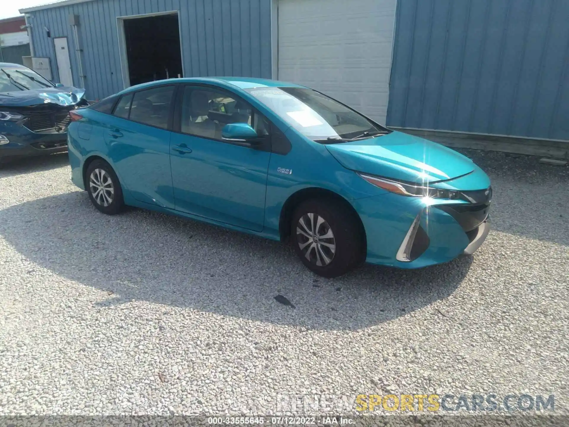 1 Photograph of a damaged car JTDKAMFP8M3176705 TOYOTA PRIUS PRIME 2021