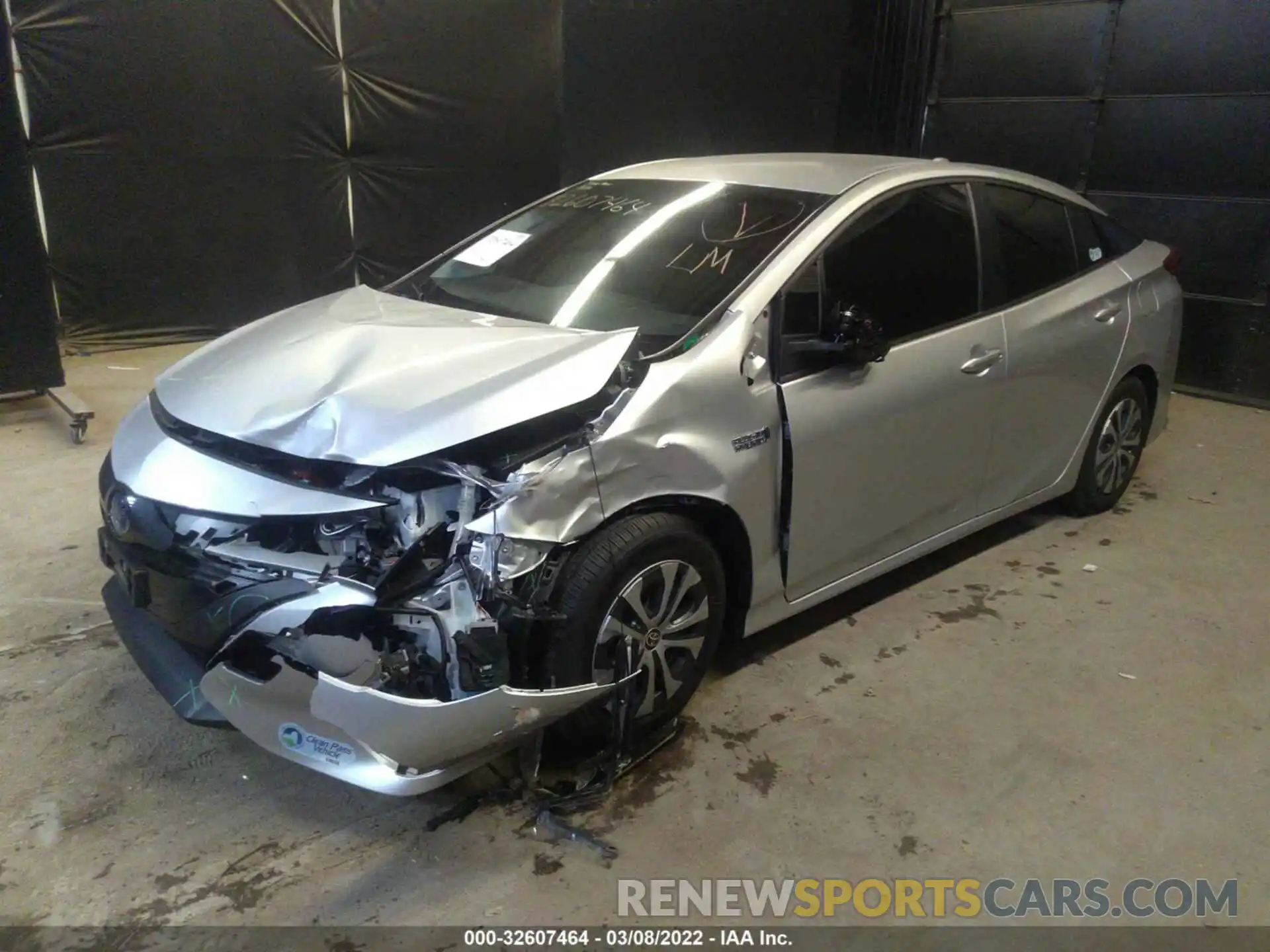 2 Photograph of a damaged car JTDKAMFP9M3179211 TOYOTA PRIUS PRIME 2021