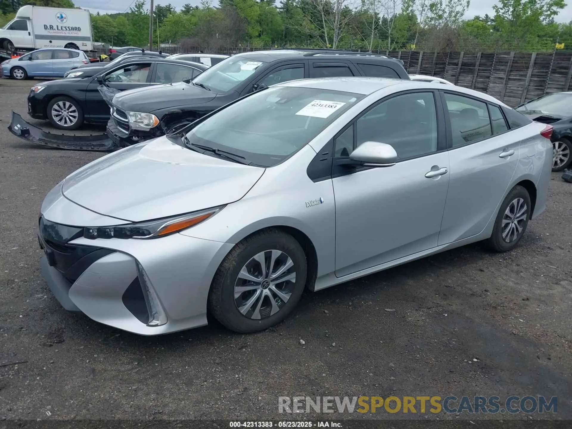 2 Photograph of a damaged car JTDKAMFP9M3179242 TOYOTA PRIUS PRIME 2021