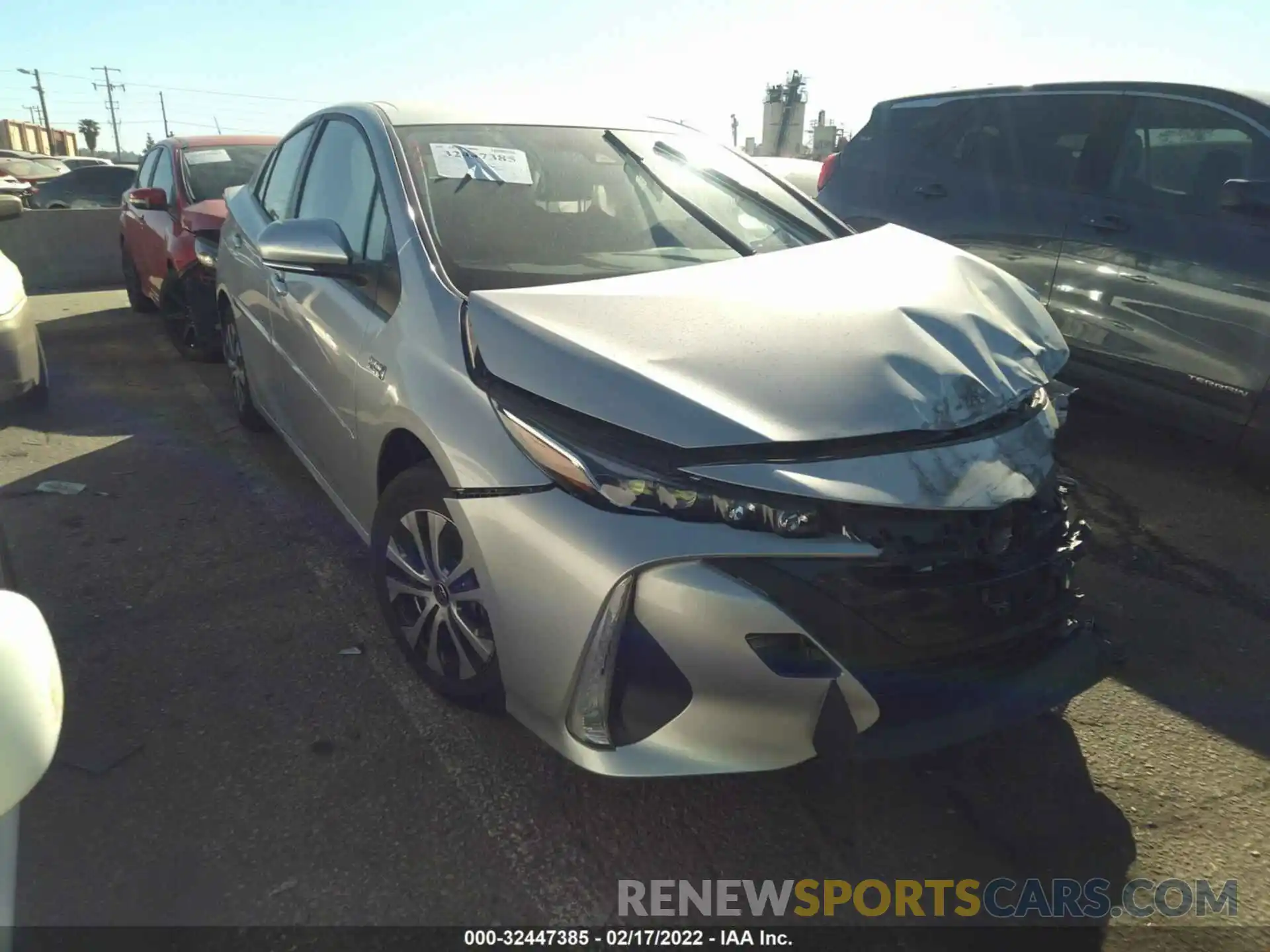 1 Photograph of a damaged car JTDKAMFP9M3190676 TOYOTA PRIUS PRIME 2021