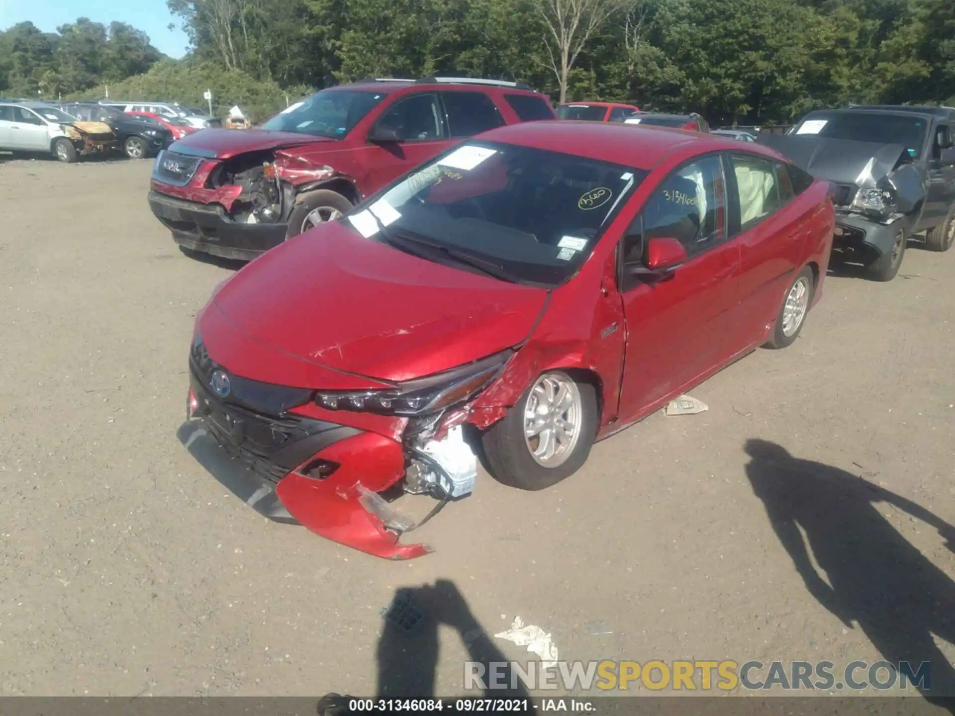 6 Photograph of a damaged car JTDKAMFPXM3170596 TOYOTA PRIUS PRIME 2021