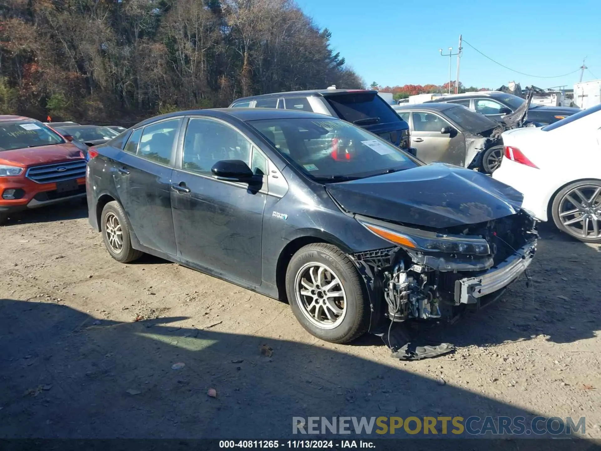 1 Photograph of a damaged car JTDKAMFPXM3181453 TOYOTA PRIUS PRIME 2021