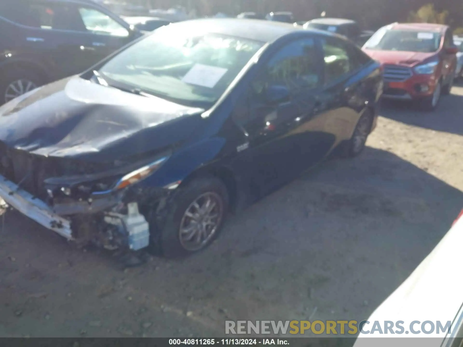 2 Photograph of a damaged car JTDKAMFPXM3181453 TOYOTA PRIUS PRIME 2021